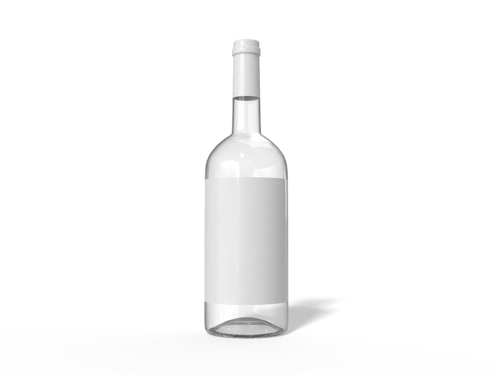 Wine bottle — Glossy glass