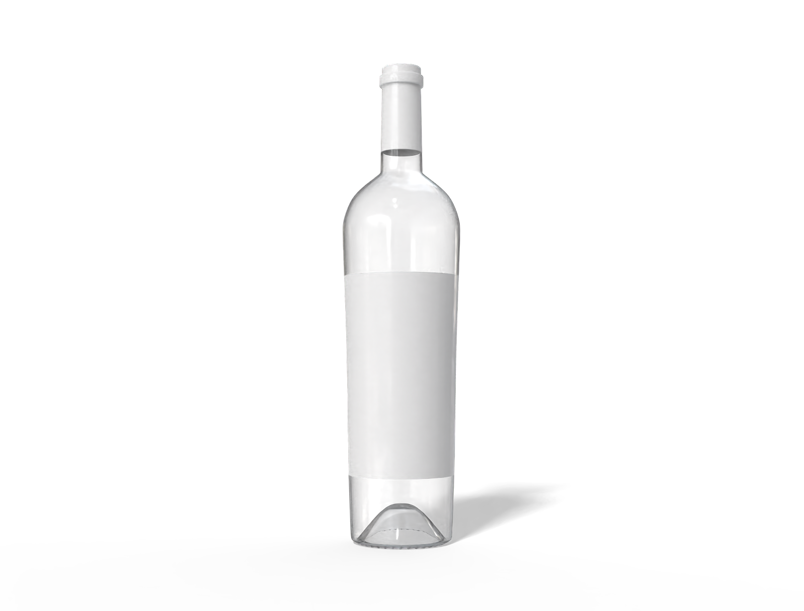 Alcohol bottle packaging — Glossy glass