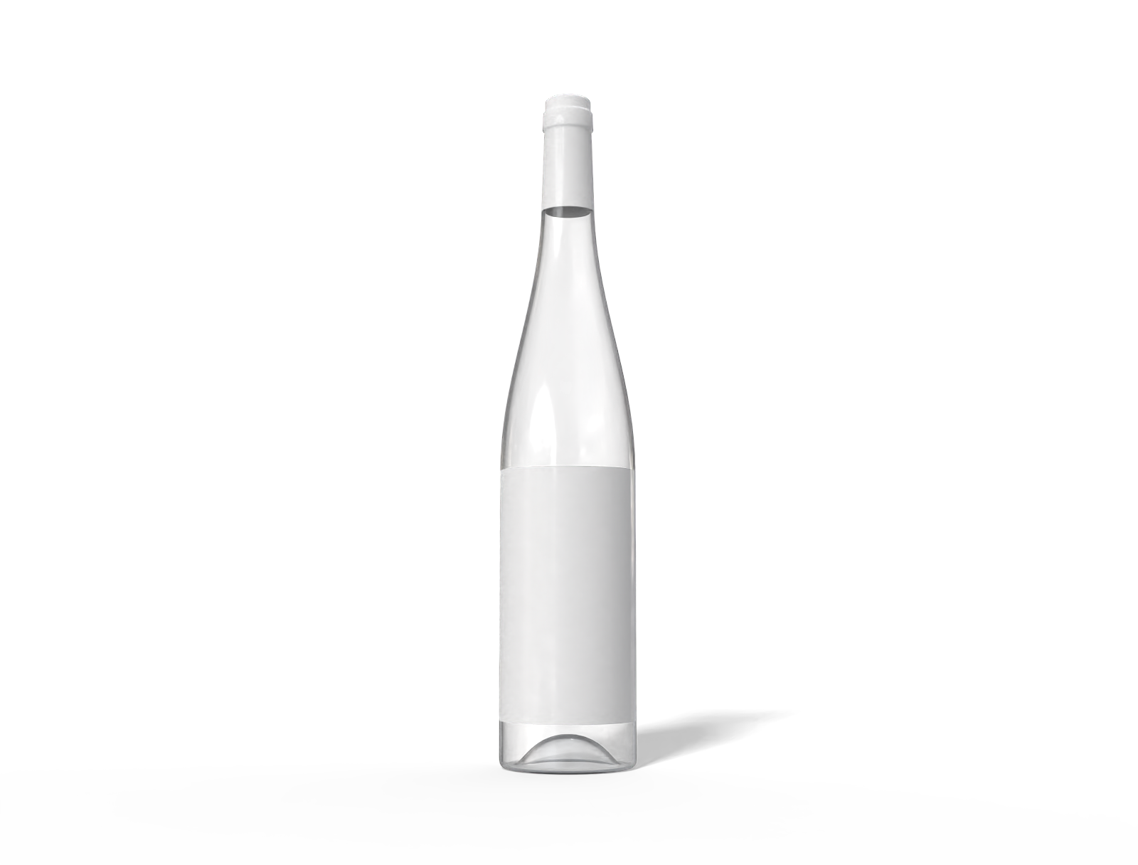 Wine bottle — Glossy glass