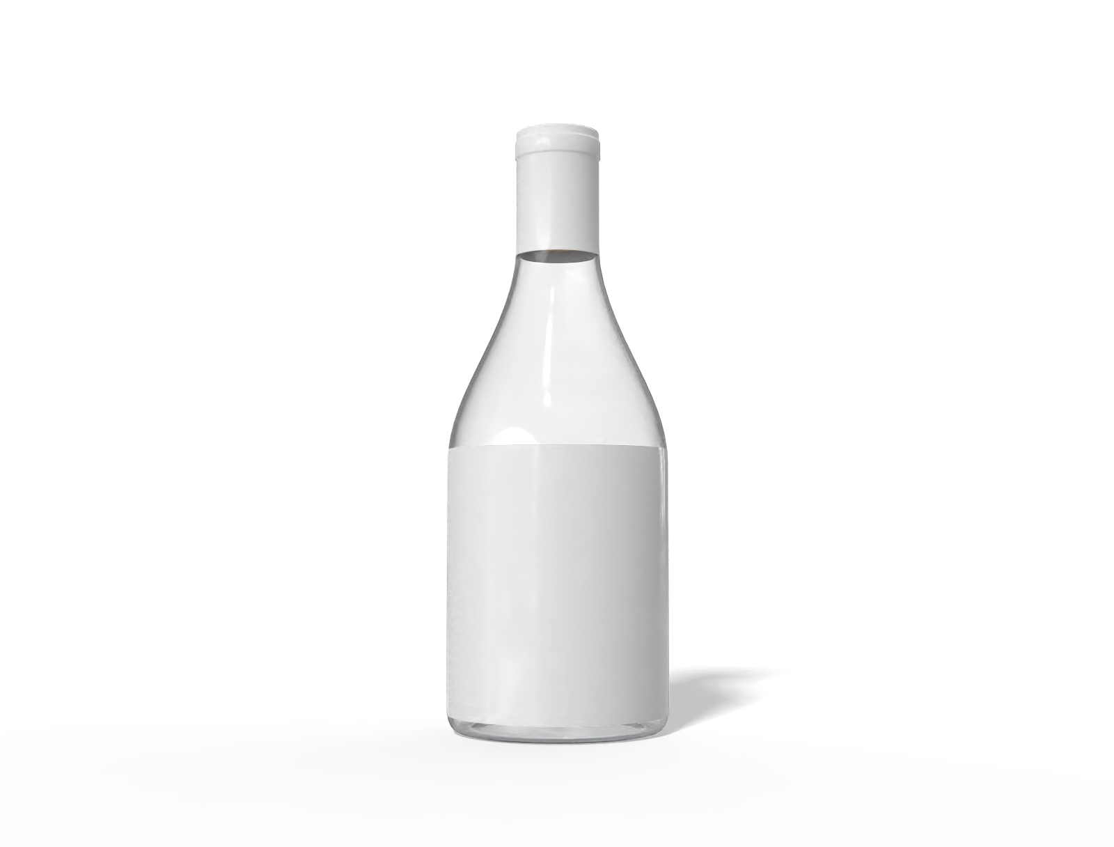 Wine bottle — Glossy glass