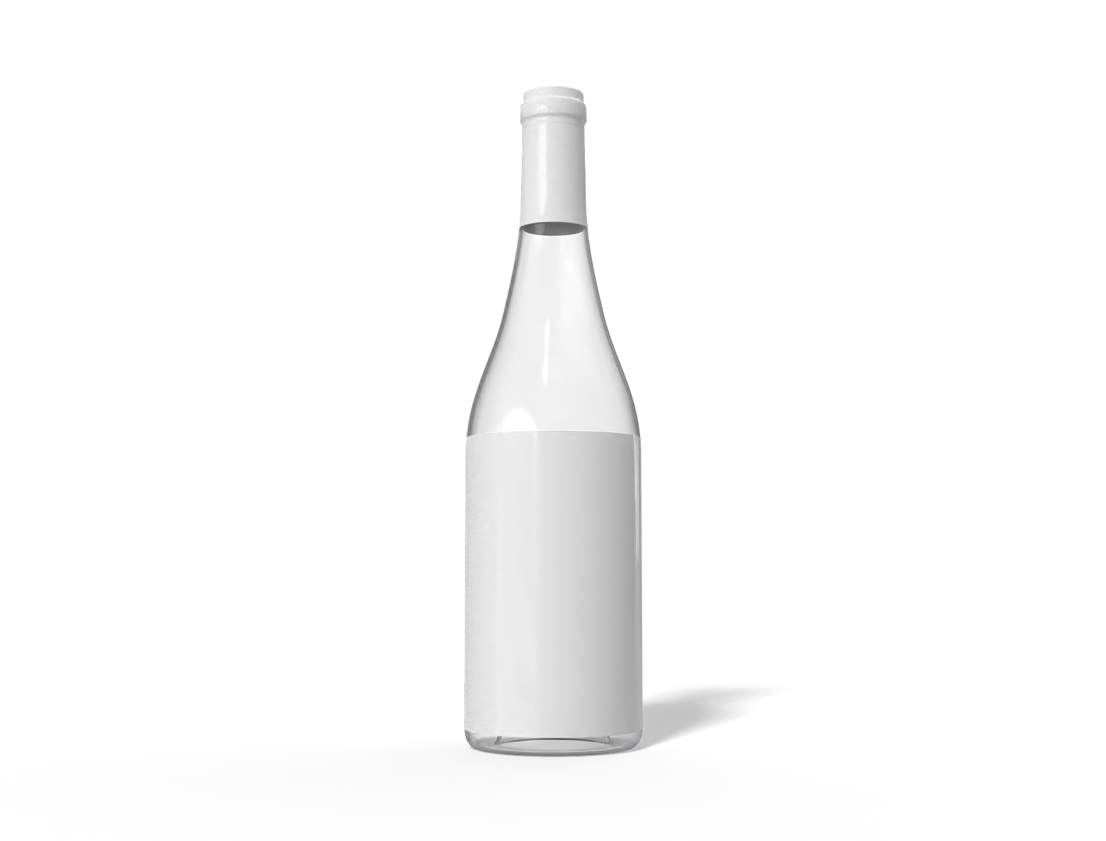 Wine bottle — Glossy glass