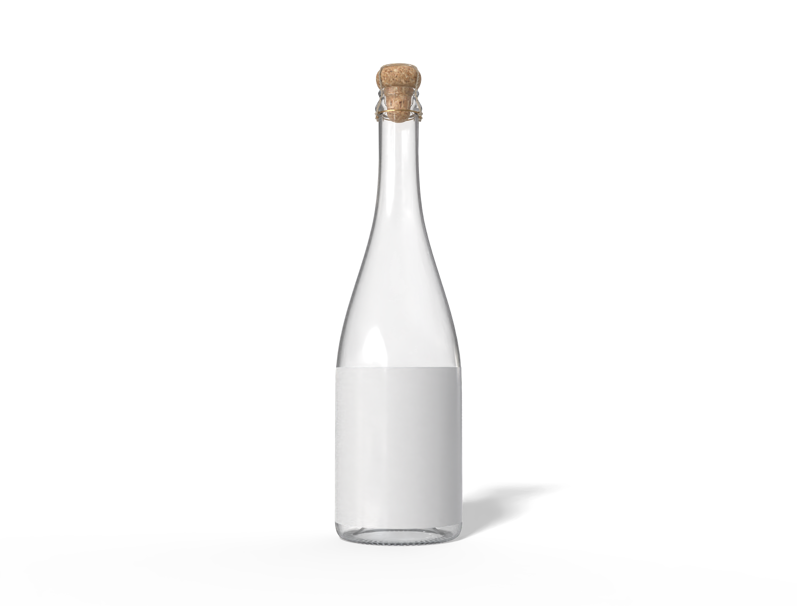 Wine bottle — Glossy glass