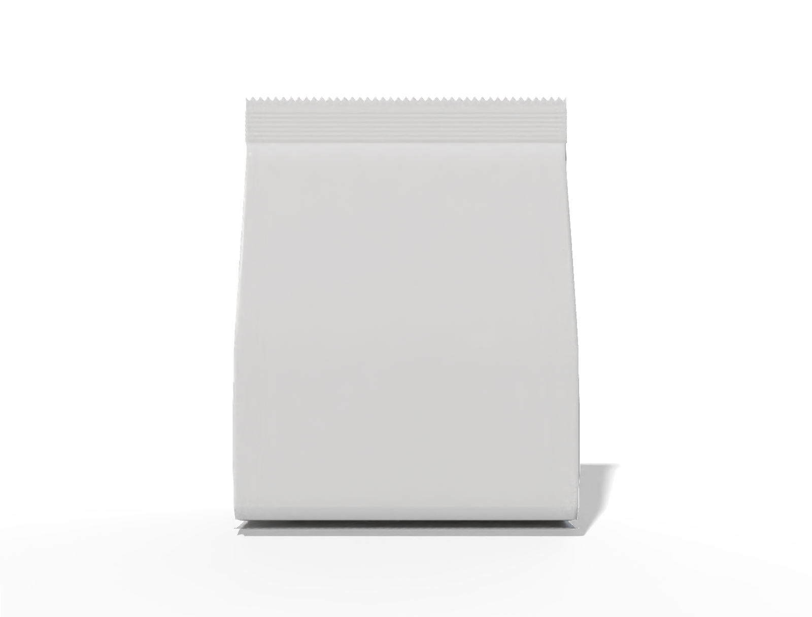 13 × 9 × 17 stand-up snack pouch — Glossy plastic