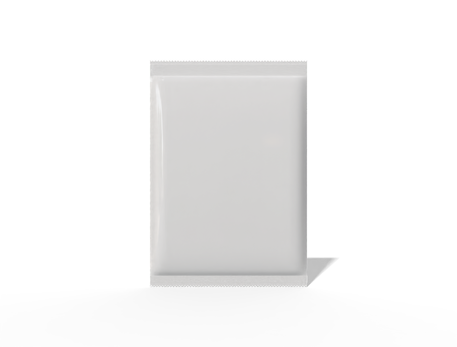 18 × 26 three-side seal food sachet — Glossy plastic