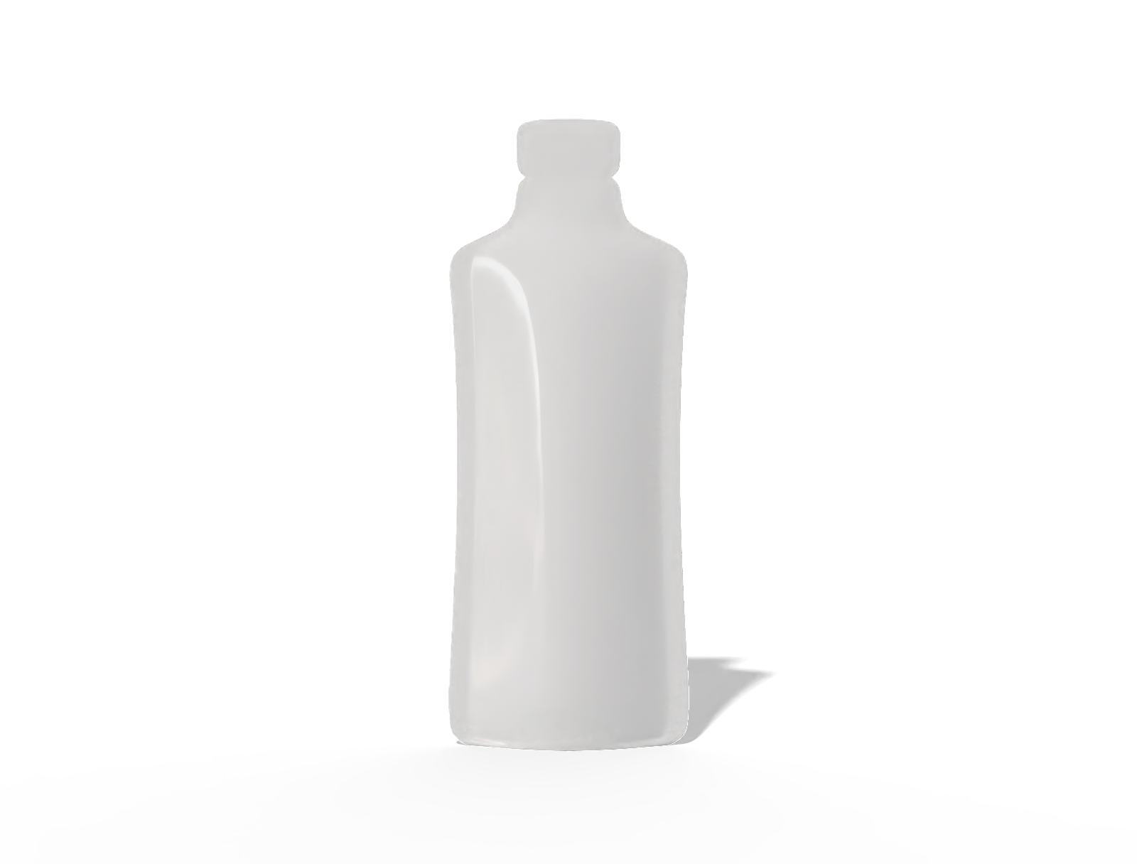 7 × 17 shaped drink sachet — Glossy plastic