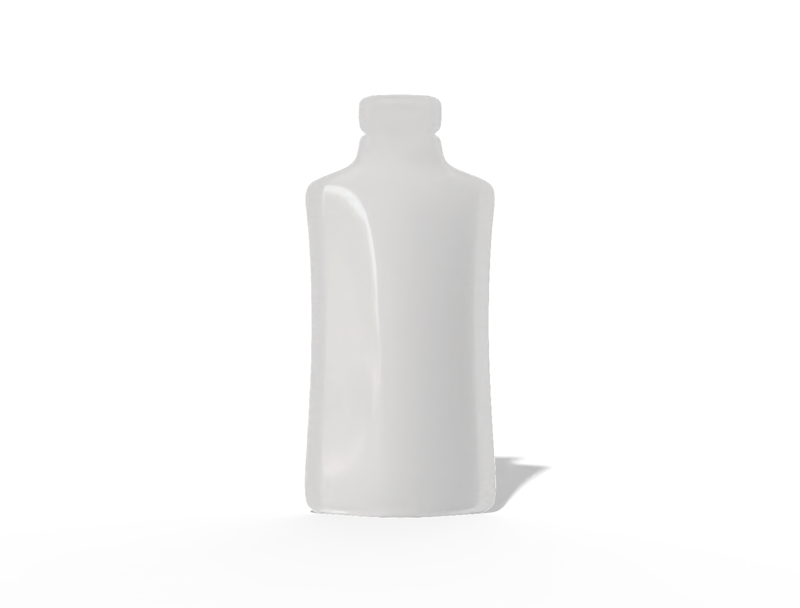 6 × 13 shaped drink sachet — Glossy plastic