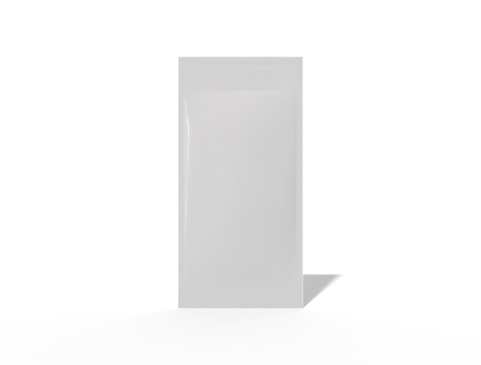 6 × 11 eight-side seal tea sachet — Glossy plastic