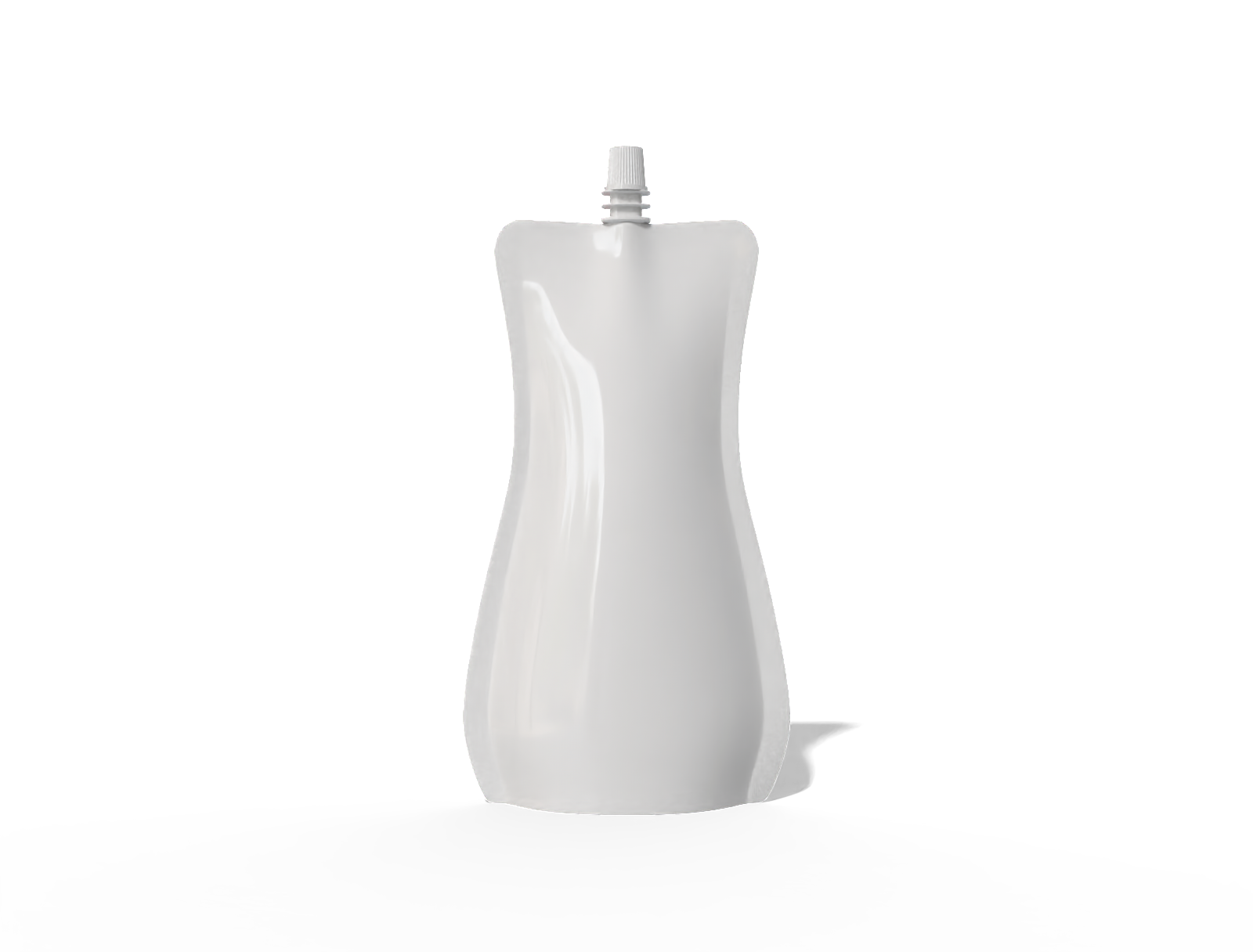 10 × 2 spout drink pouch — Glossy plastic