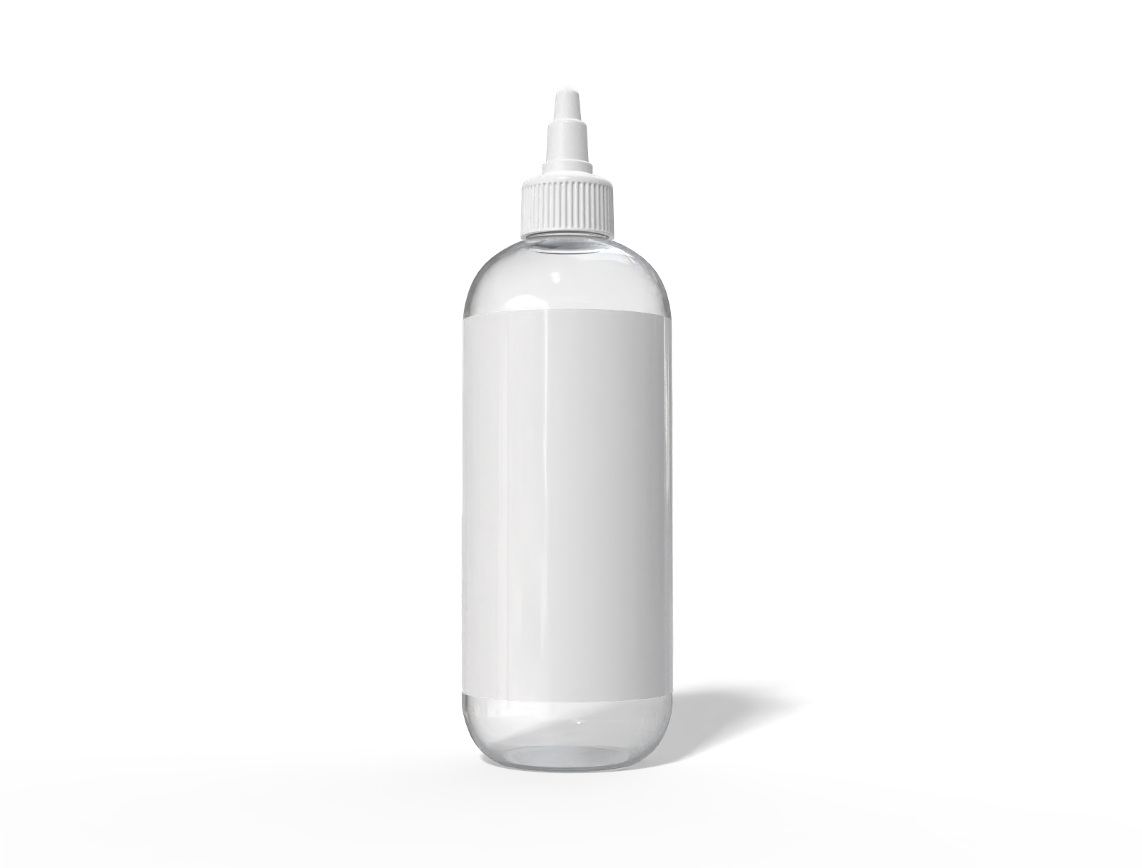300 ml squeeze bottle — Clear glossy plastic