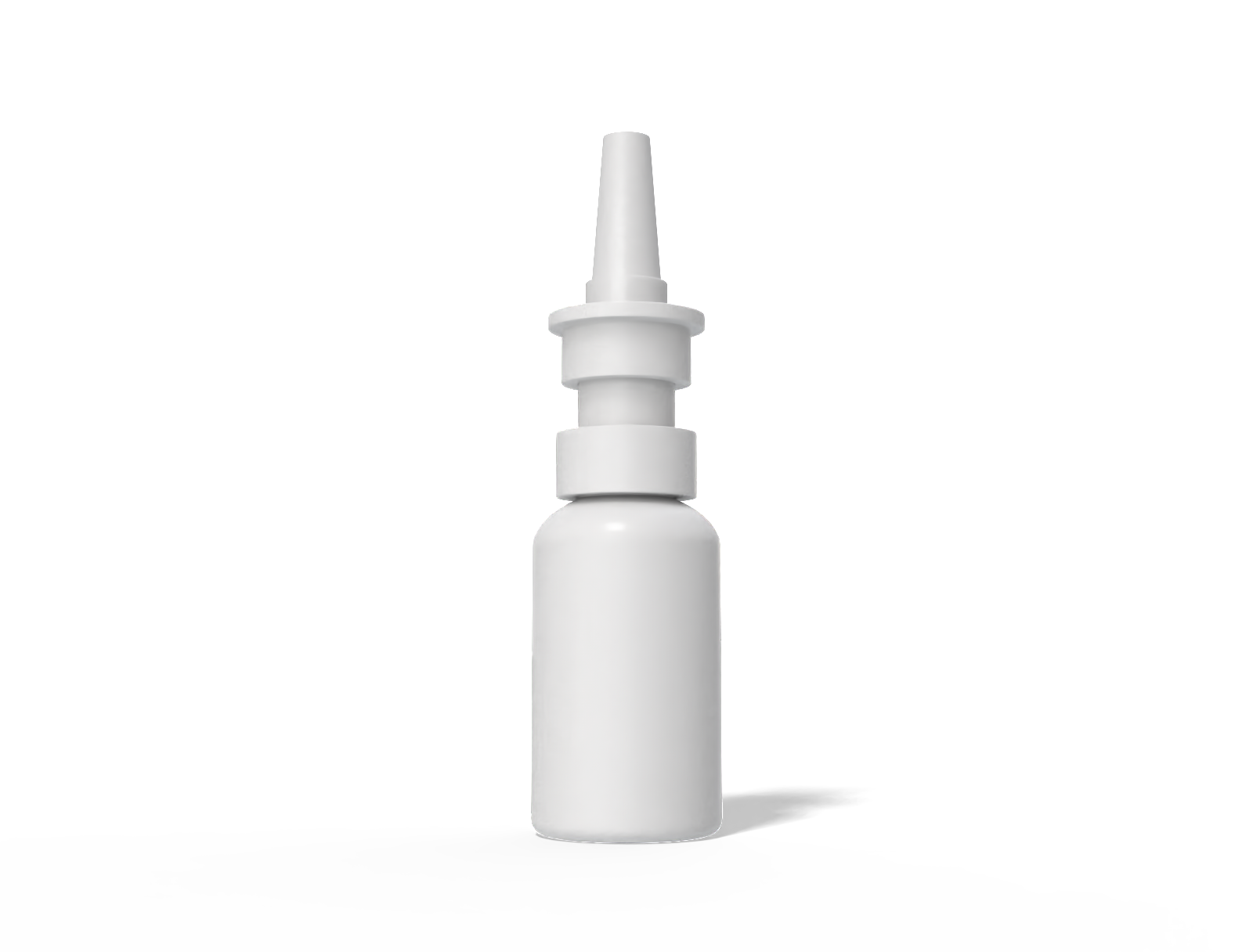Dropper eye bottle — Clear glossy plastic