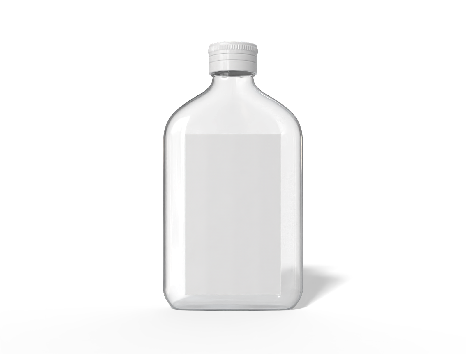 Vodka bottle — Glossy glass