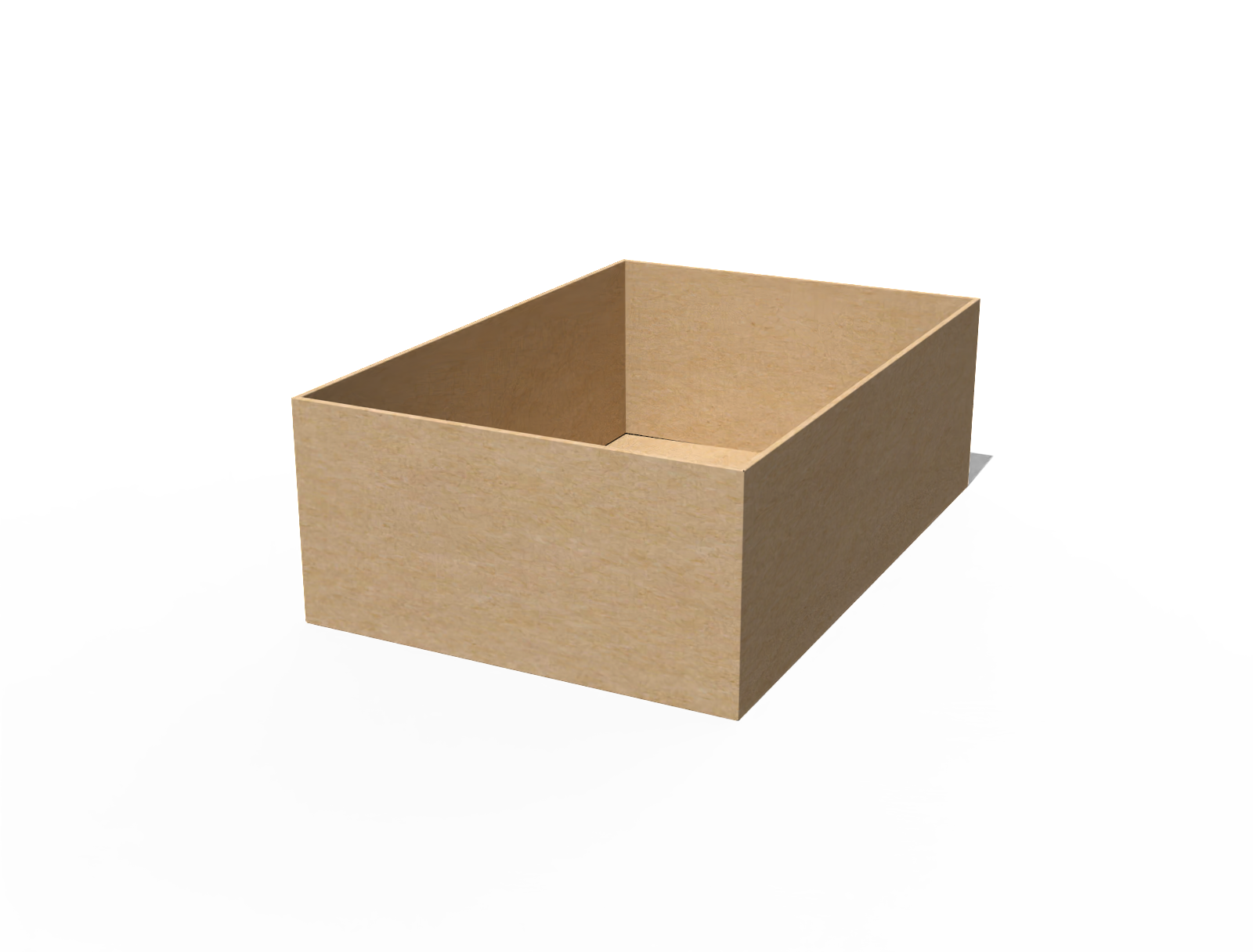 Display box — E-flute corrugated board