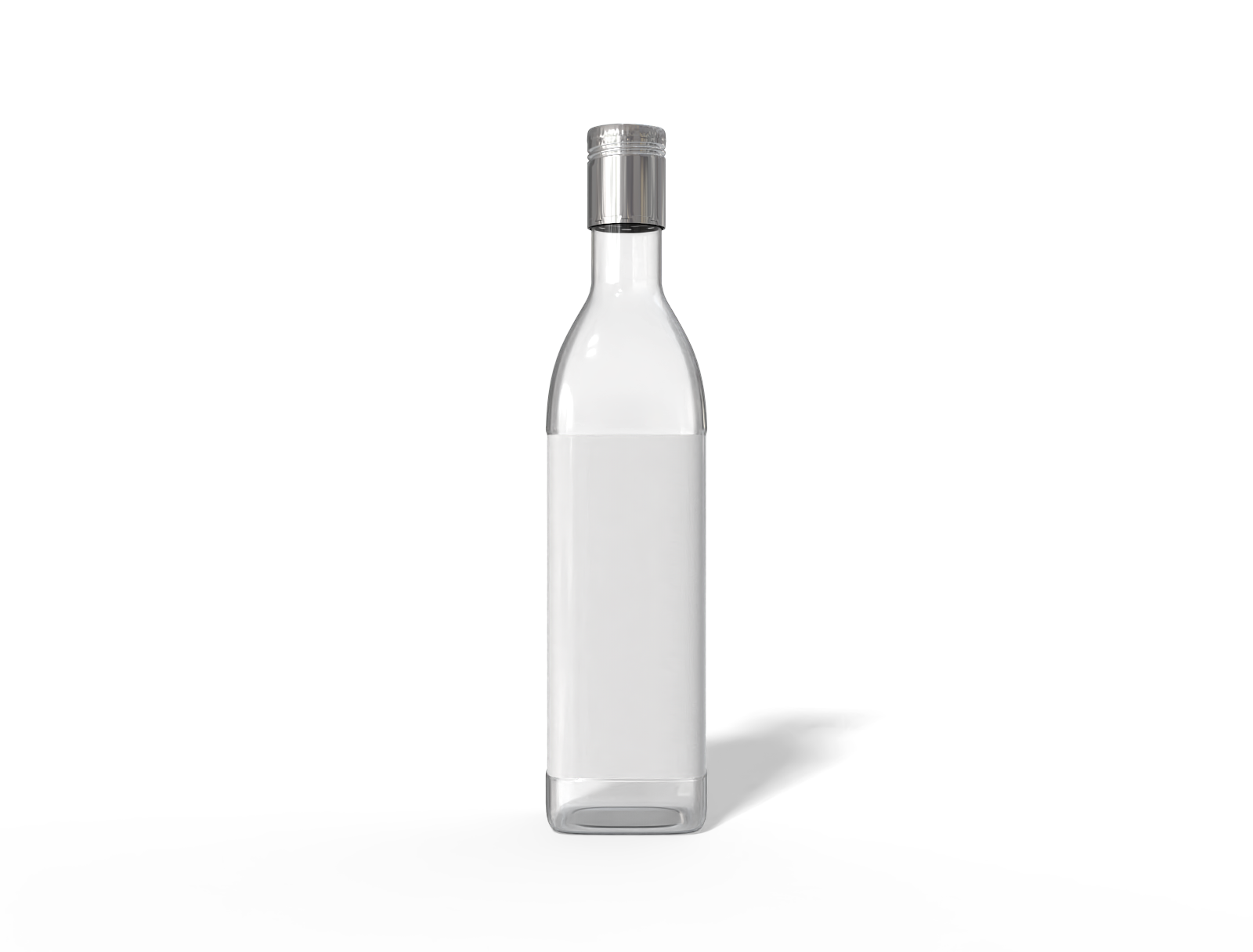 500 ml edible oil bottle — Glossy glass