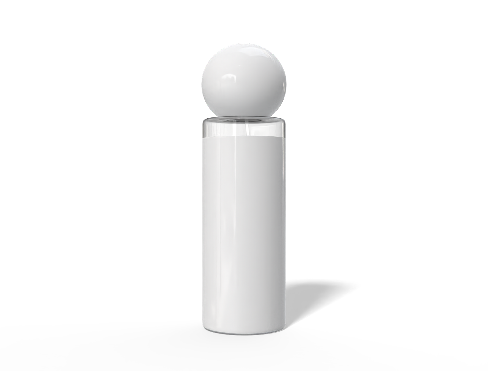 Perfume bottle — Glossy glass
