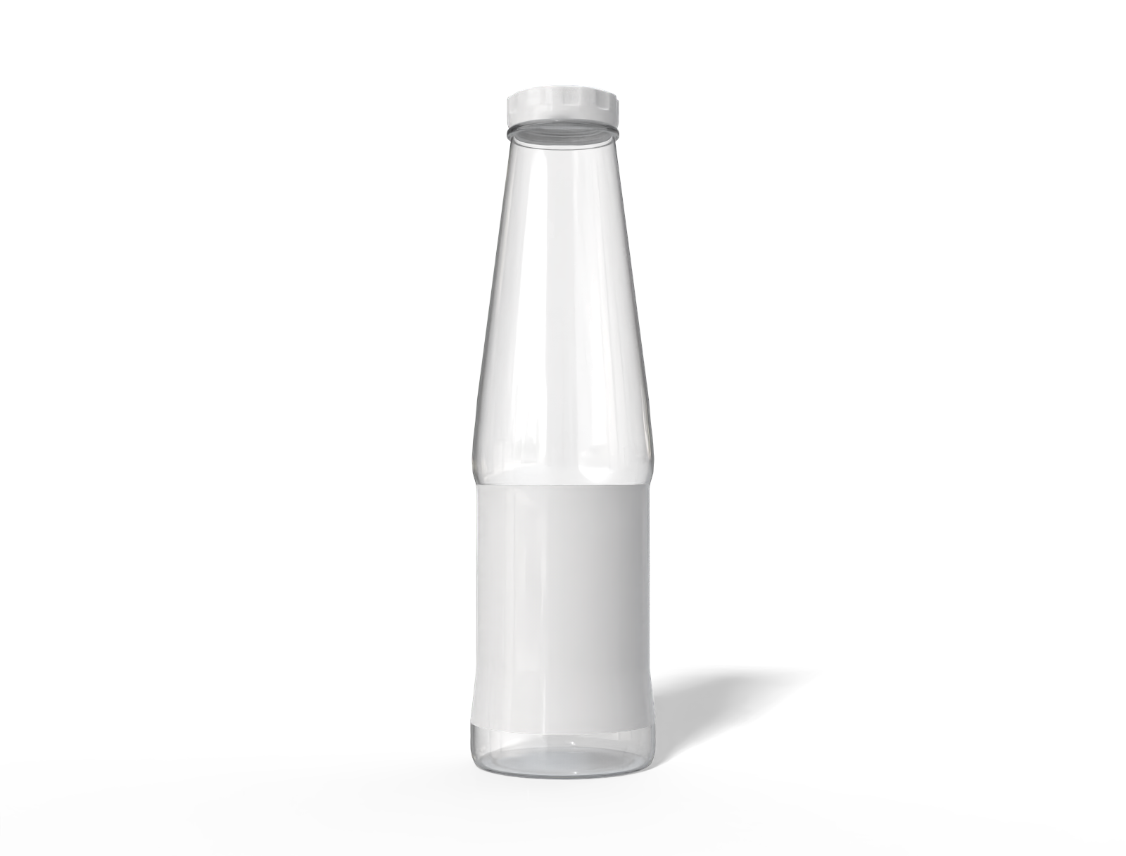 Sauce bottle — Glossy glass
