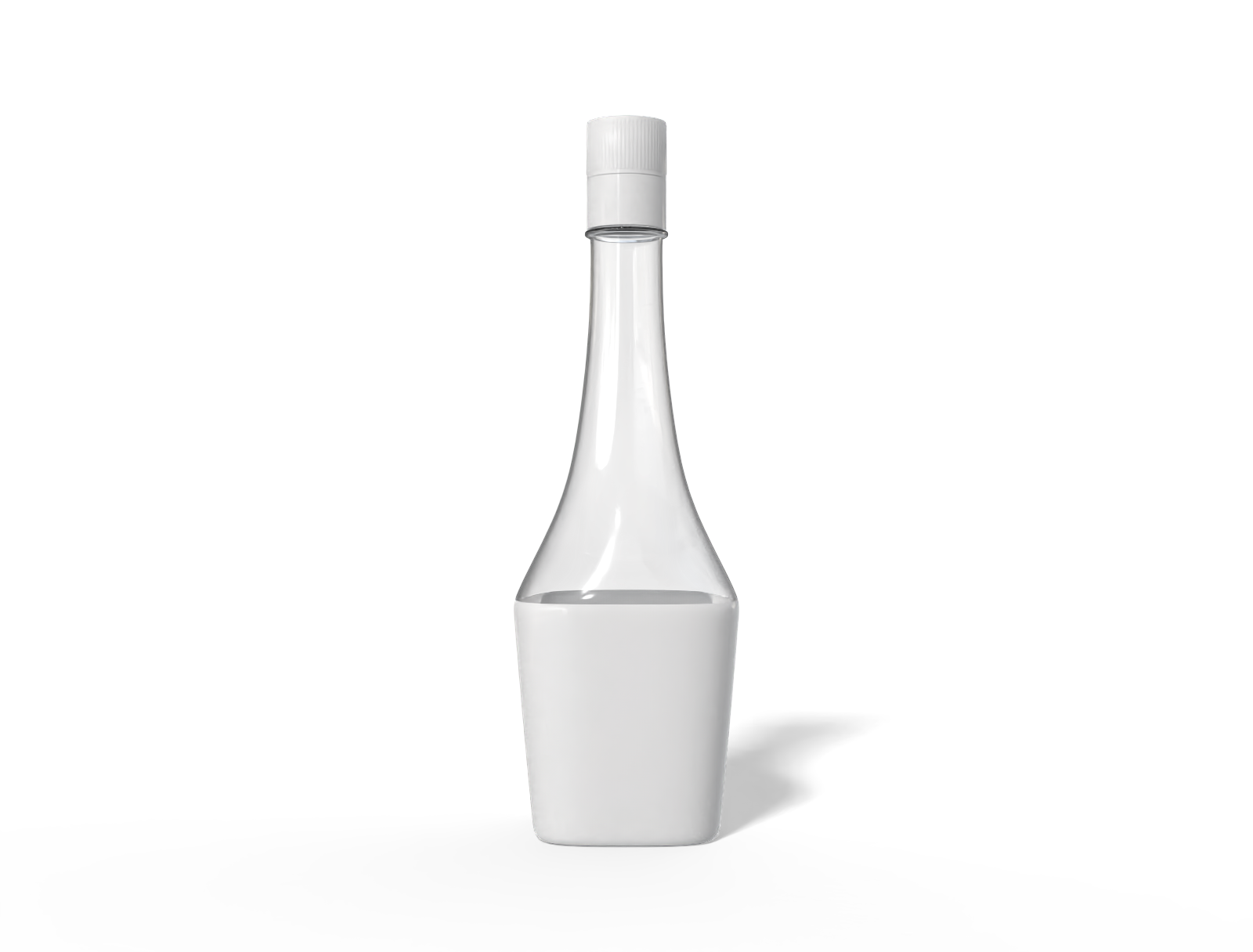 750 ml sauce bottle — Glossy glass