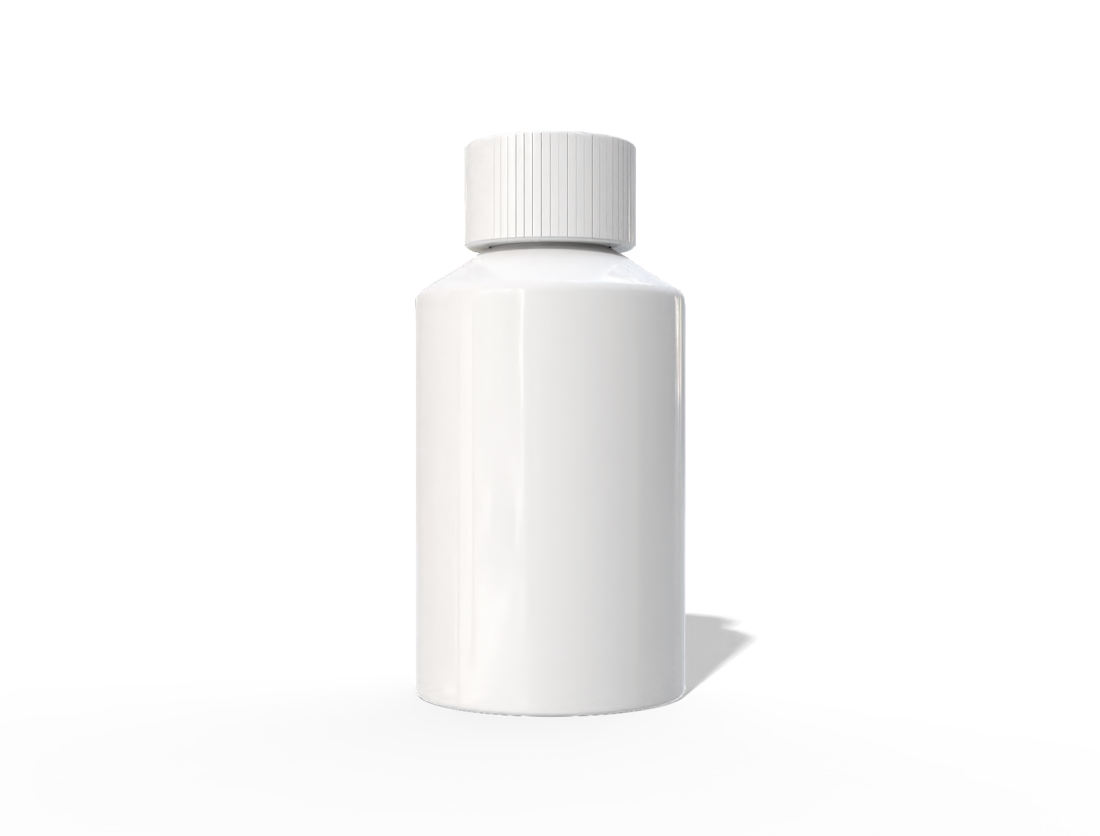 60 ml pills bottle — Glossy plastic