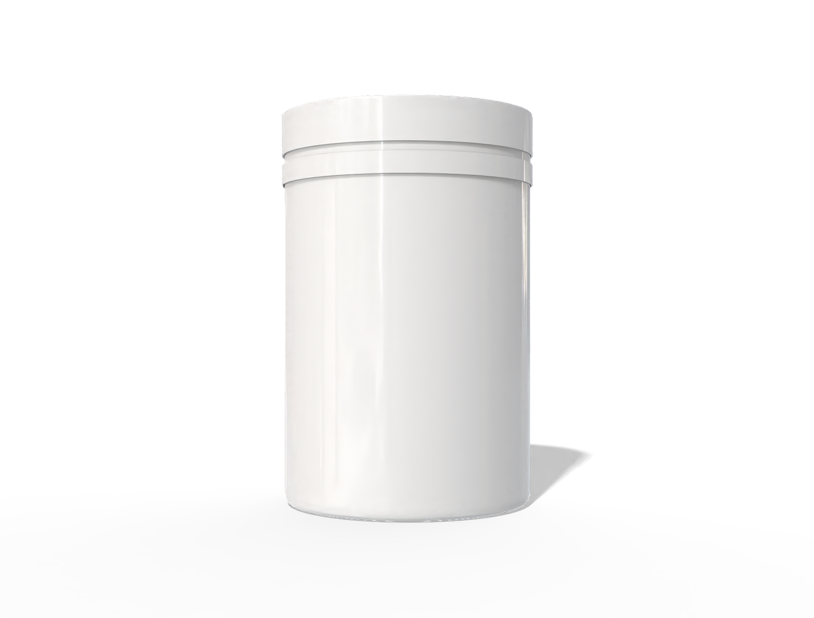 Supplement bottle — Glossy plastic