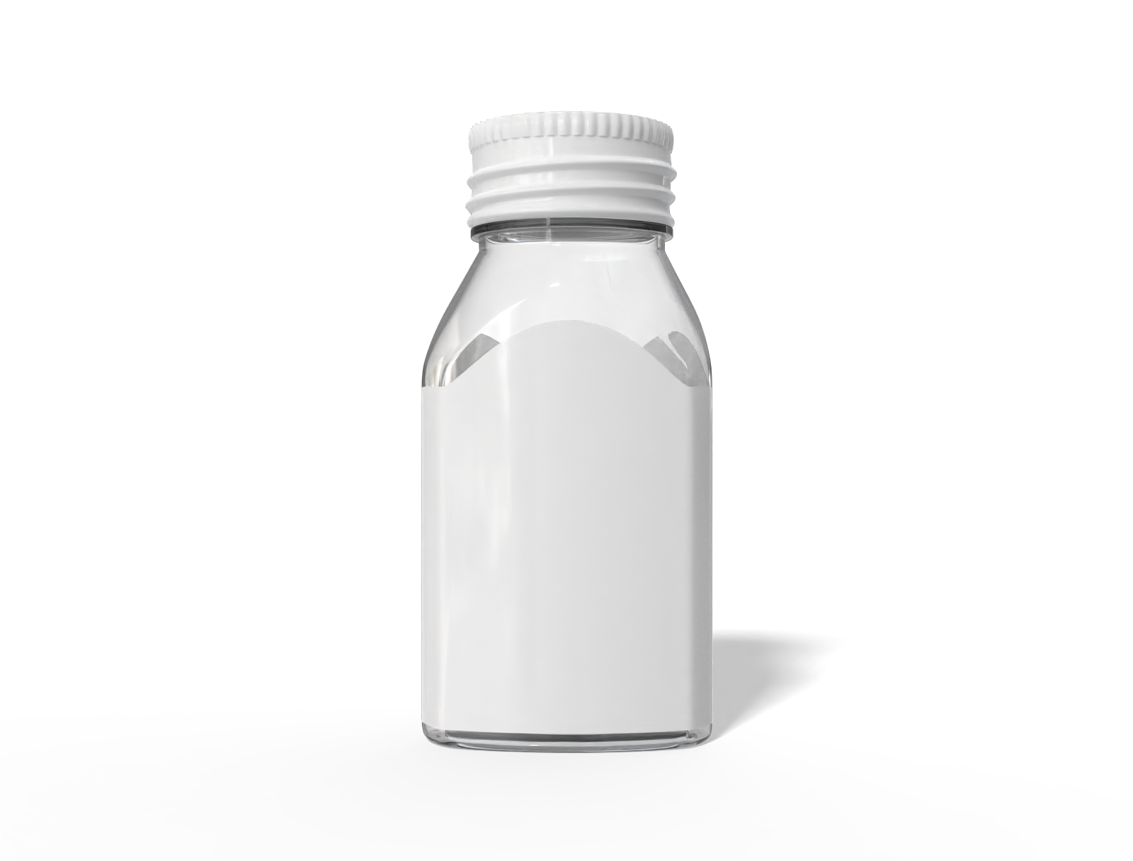 38 g supplement bottle — Glossy glass