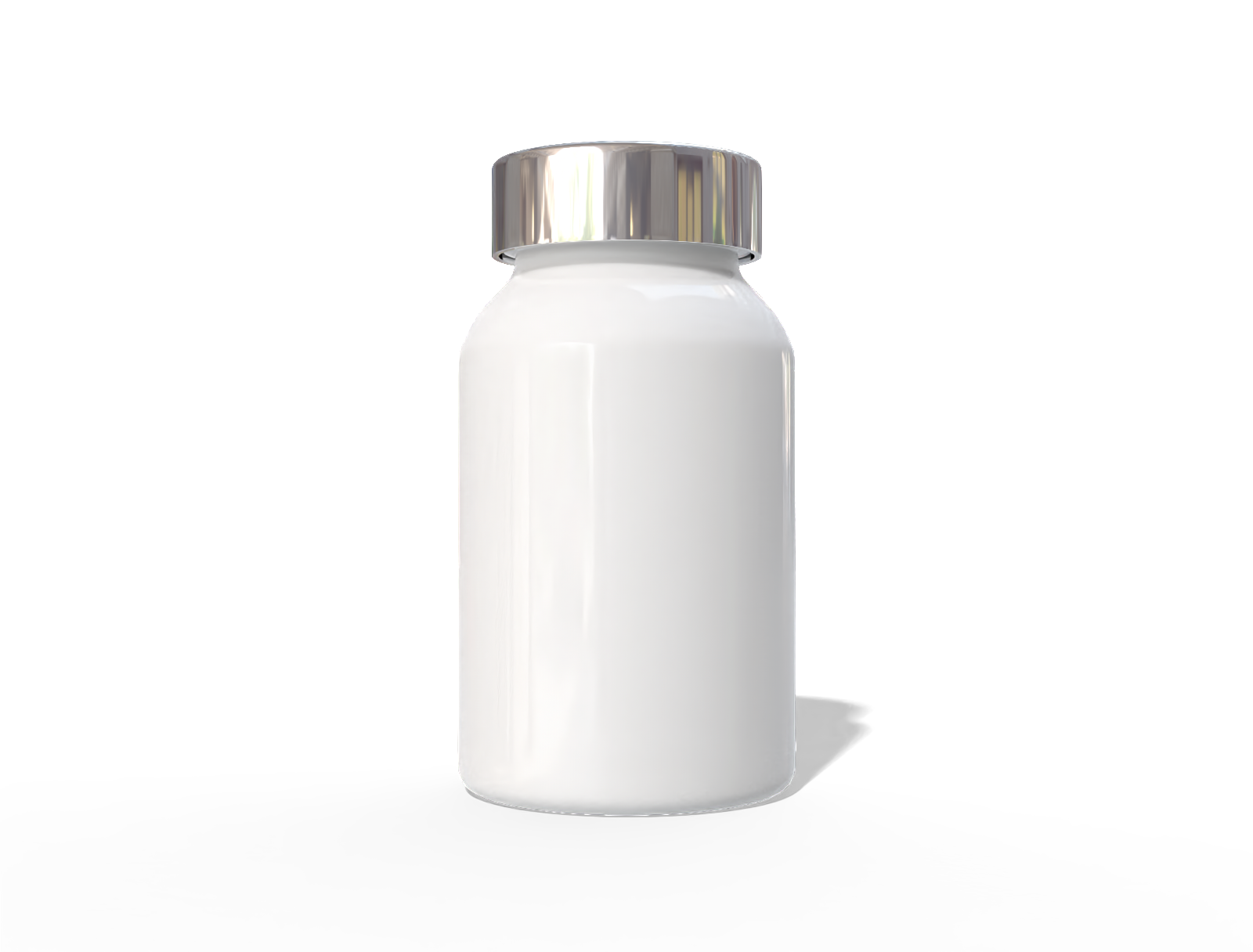 30 g supplement bottle — Glossy plastic