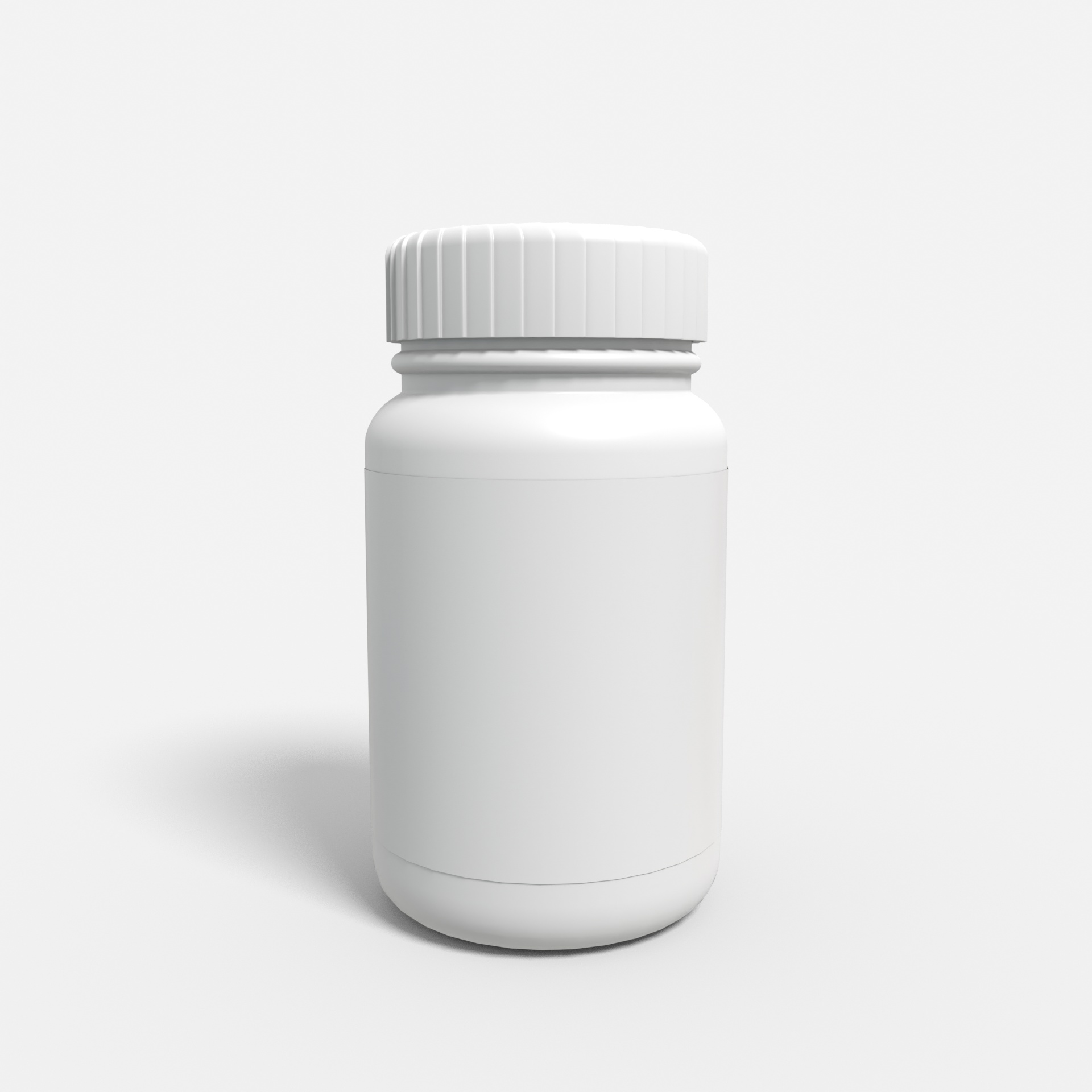 Supplement bottle — Glossy plastic