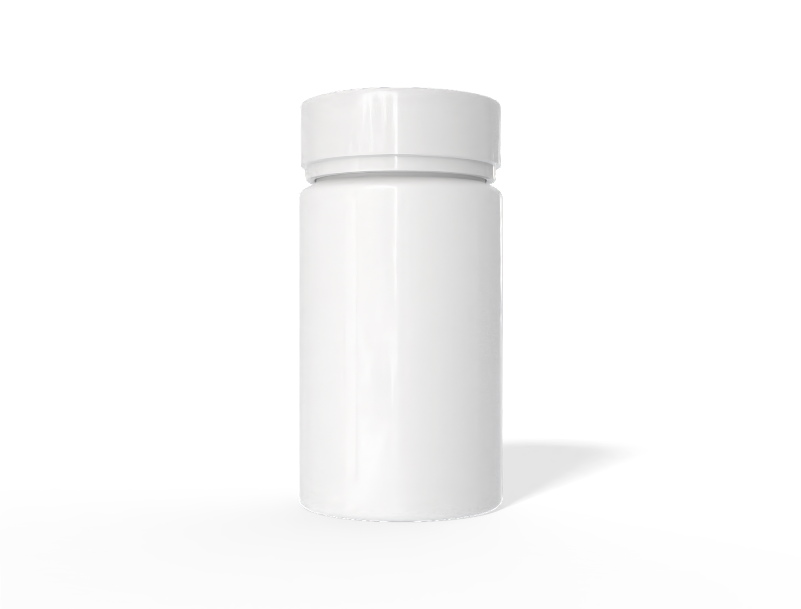 48 g pills bottle — Glossy plastic