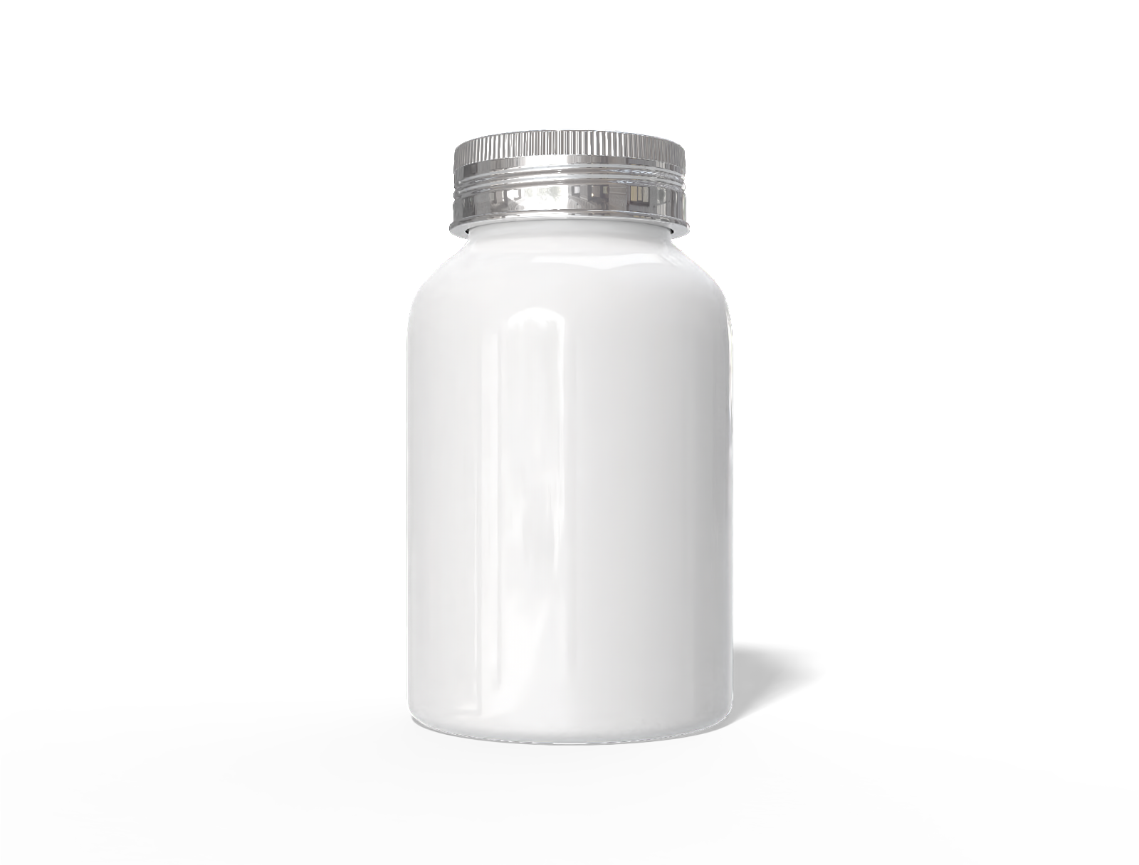 Medicine bottle — Clear glossy plastic