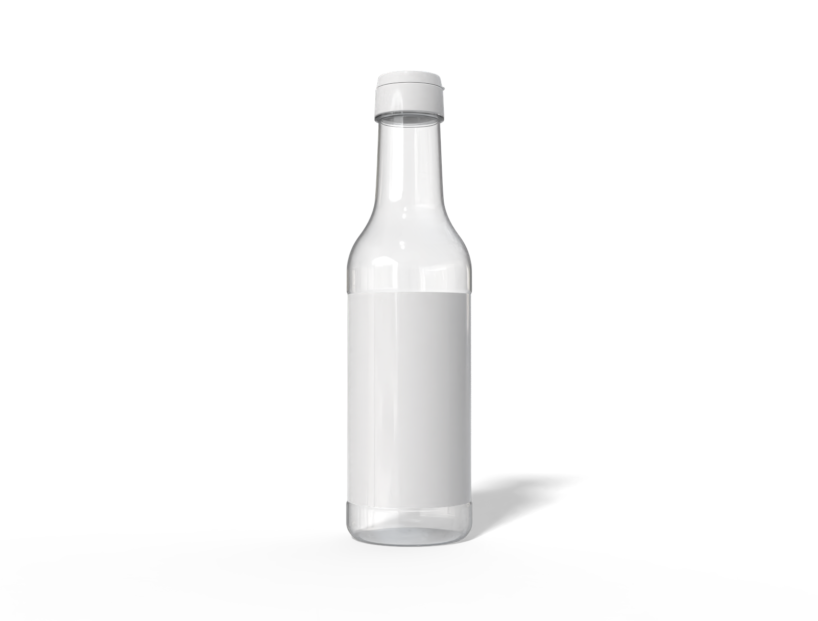 Sauce bottle — Glossy glass