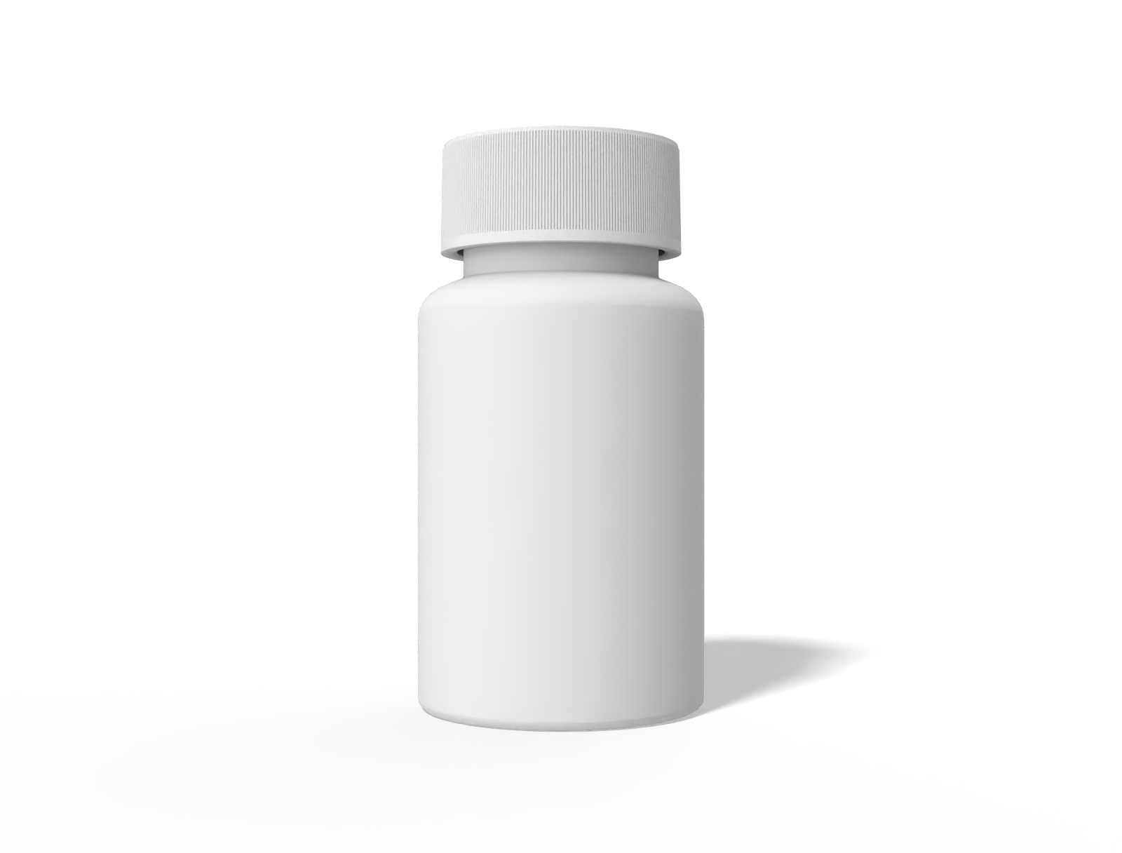 Pills bottle — Clear glossy plastic