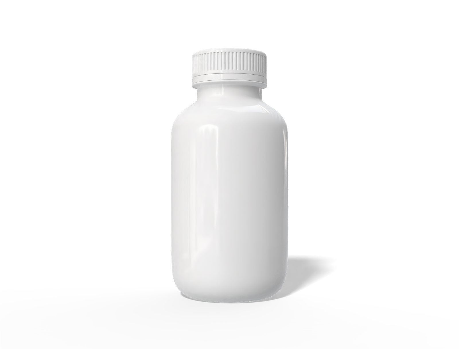 300 ml supplement bottle — Glossy plastic