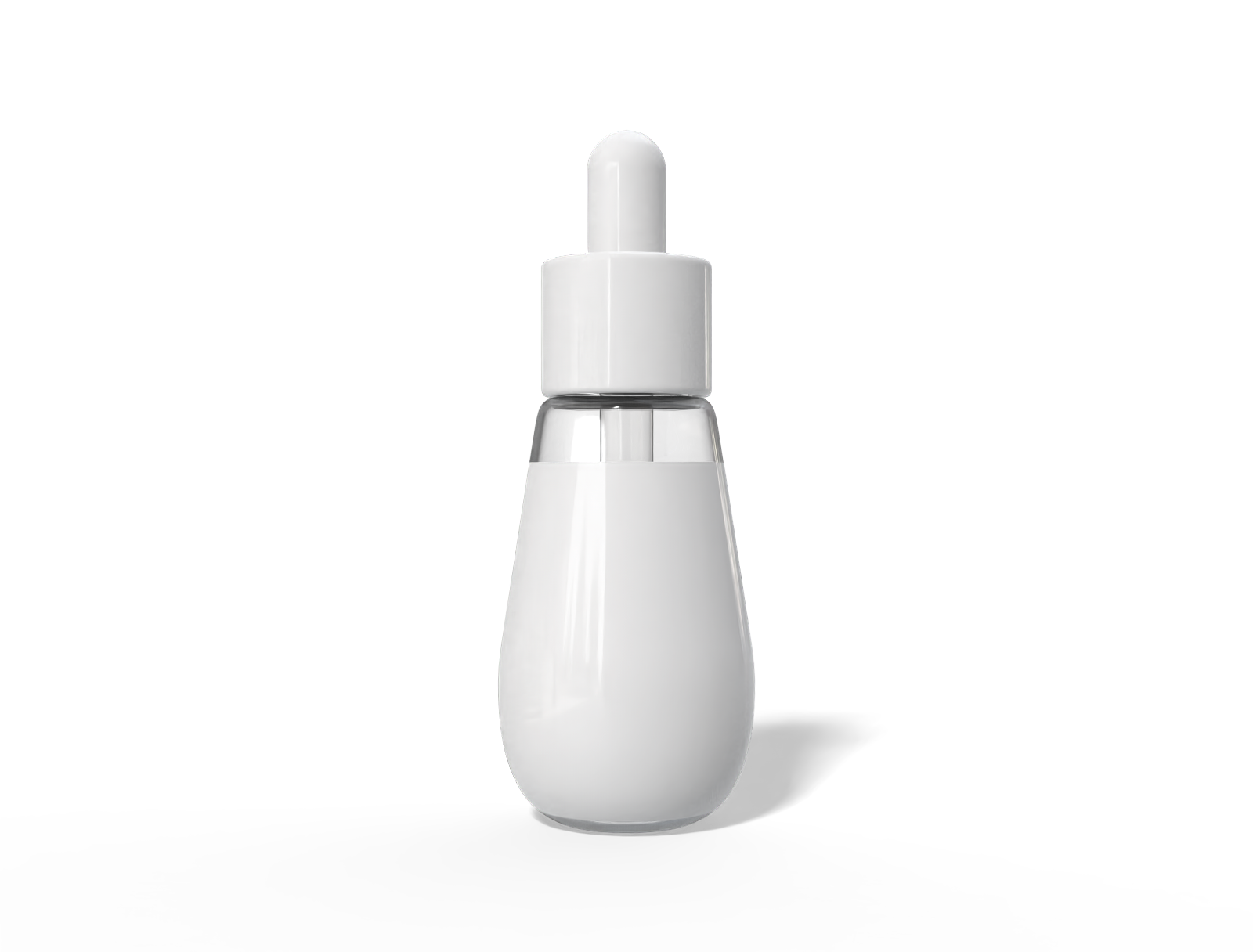 30 ml essential oil bottle — Clear glossy plastic