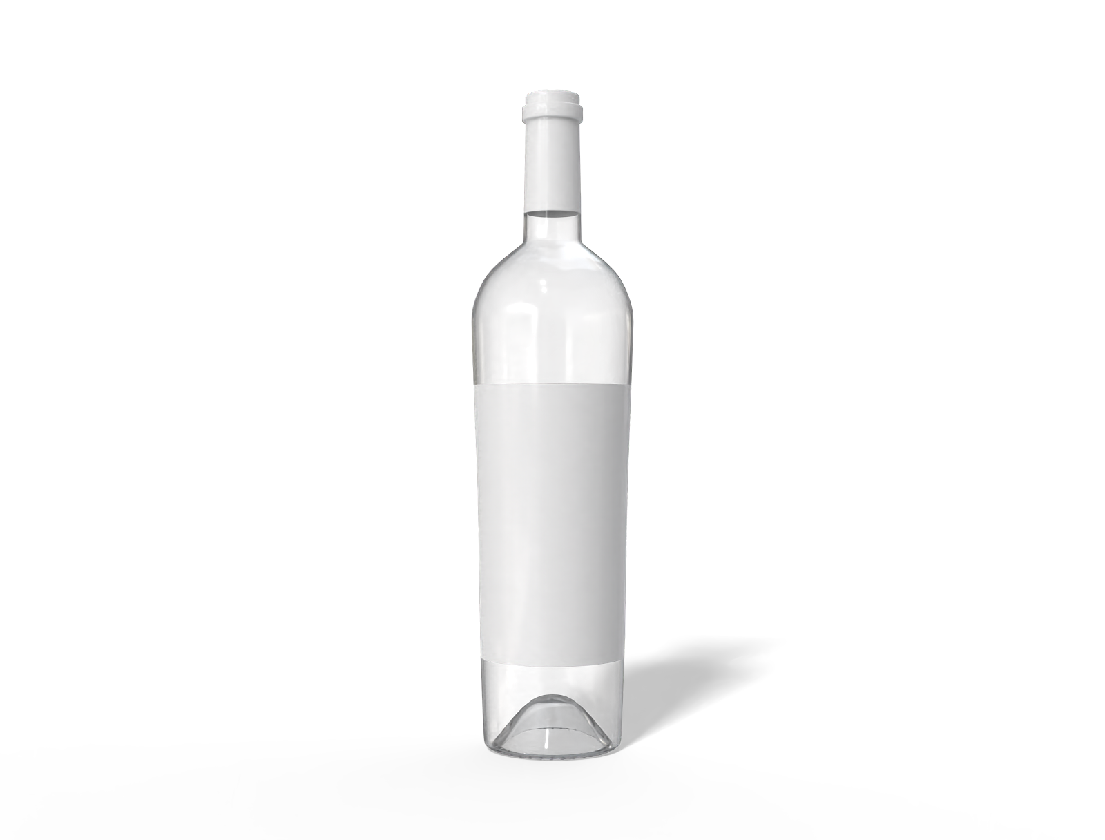 Wine bottle — Glossy glass