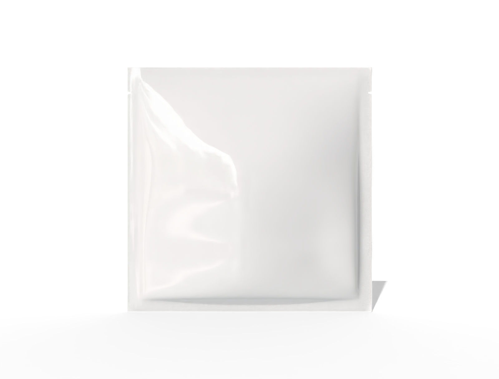 16 × 16 three-side seal food pouch — Glossy plastic