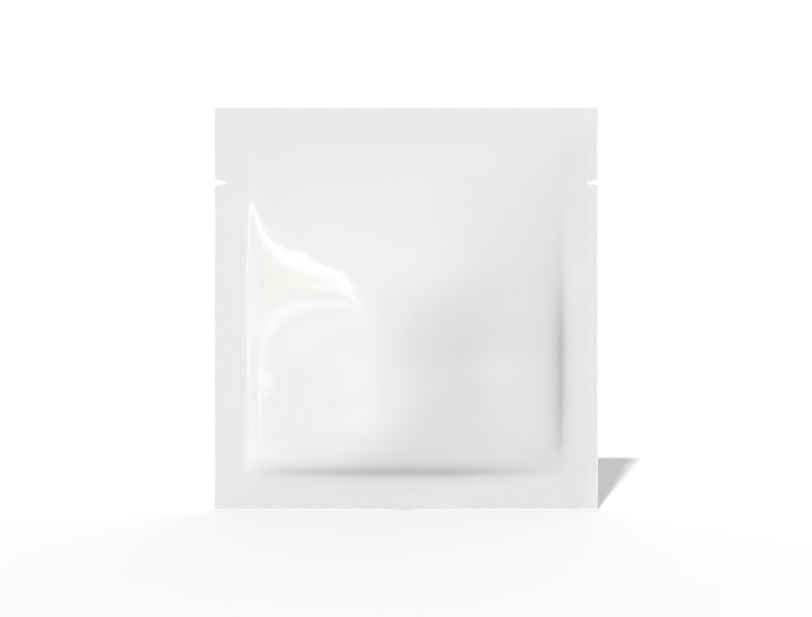 10 × 11 three-side seal cosmetic pouch — Glossy plastic