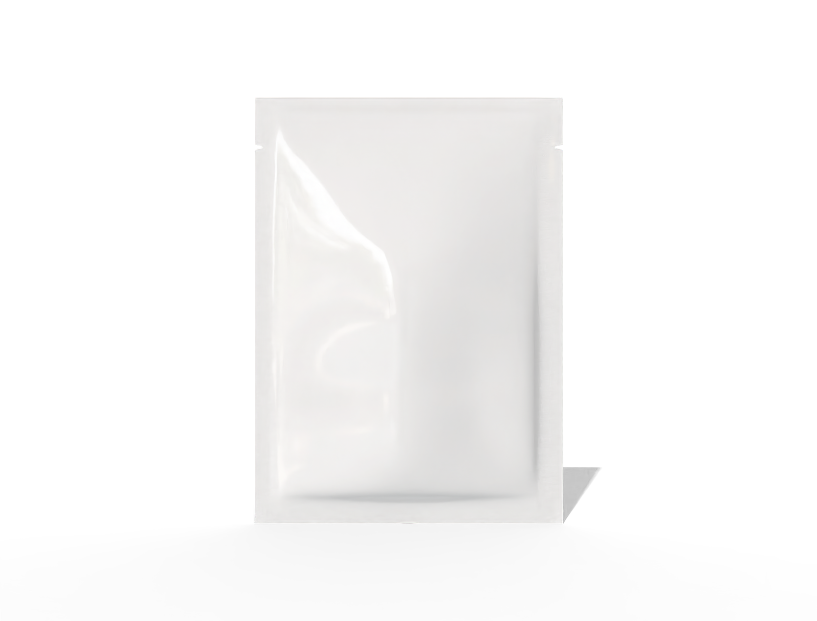13 × 18 three-side seal food pouch — Glossy plastic