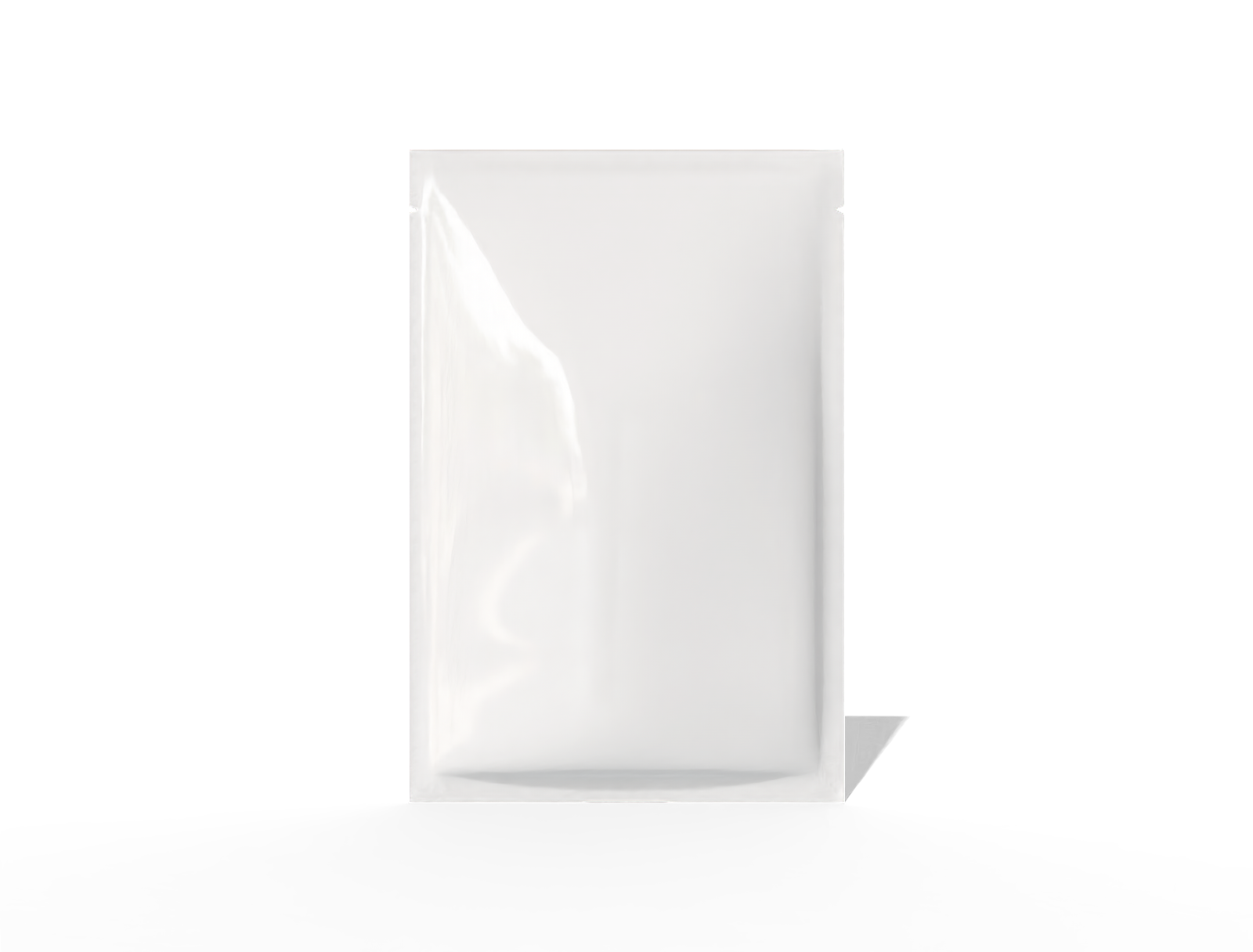 10 × 15 three-side seal food pouch — Glossy plastic