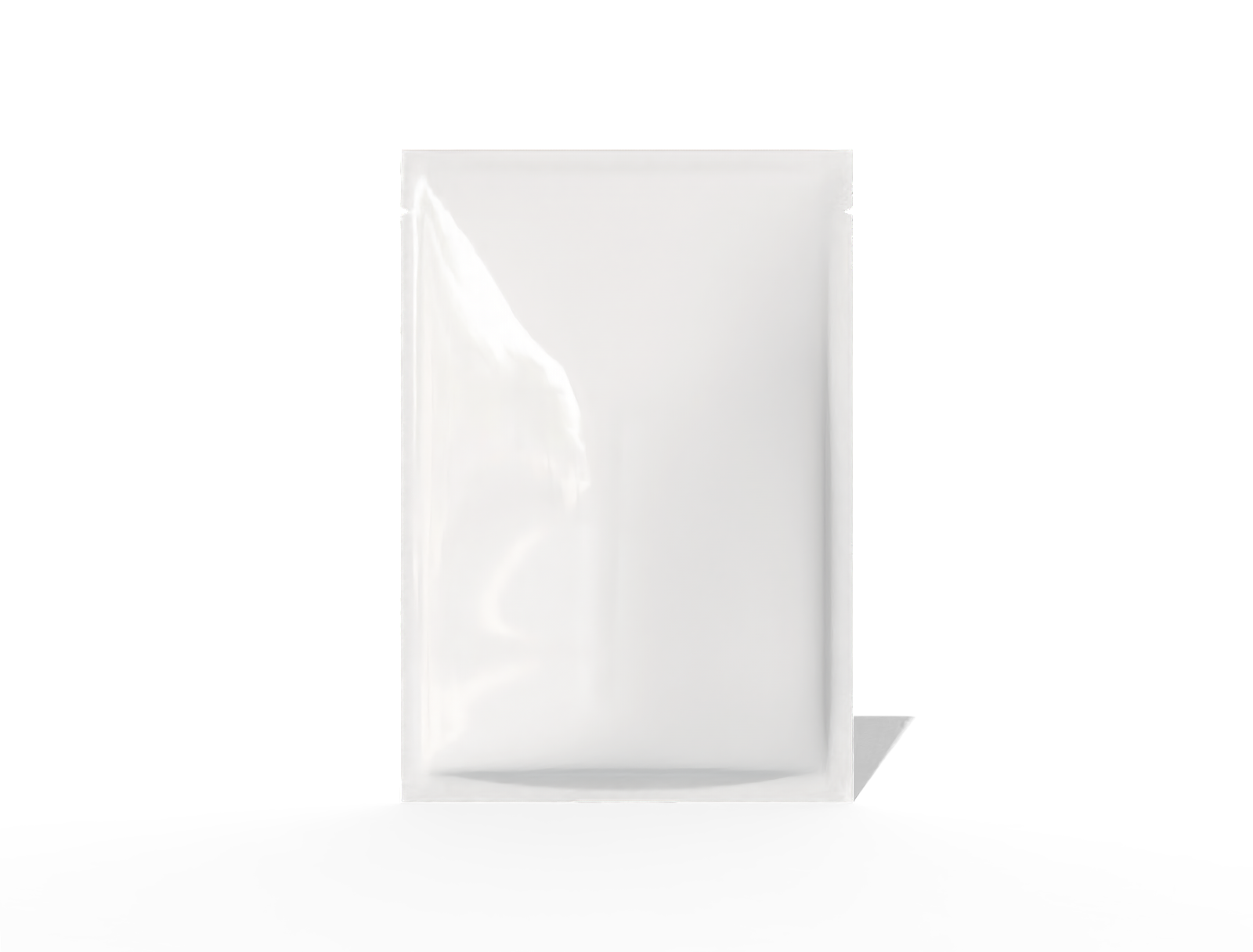 18 × 26 three-side seal food pouch — Glossy plastic