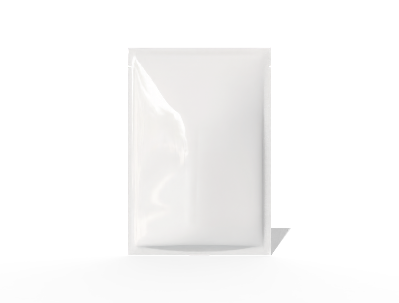 22 × 32 three-side seal coffee pouch — Glossy plastic