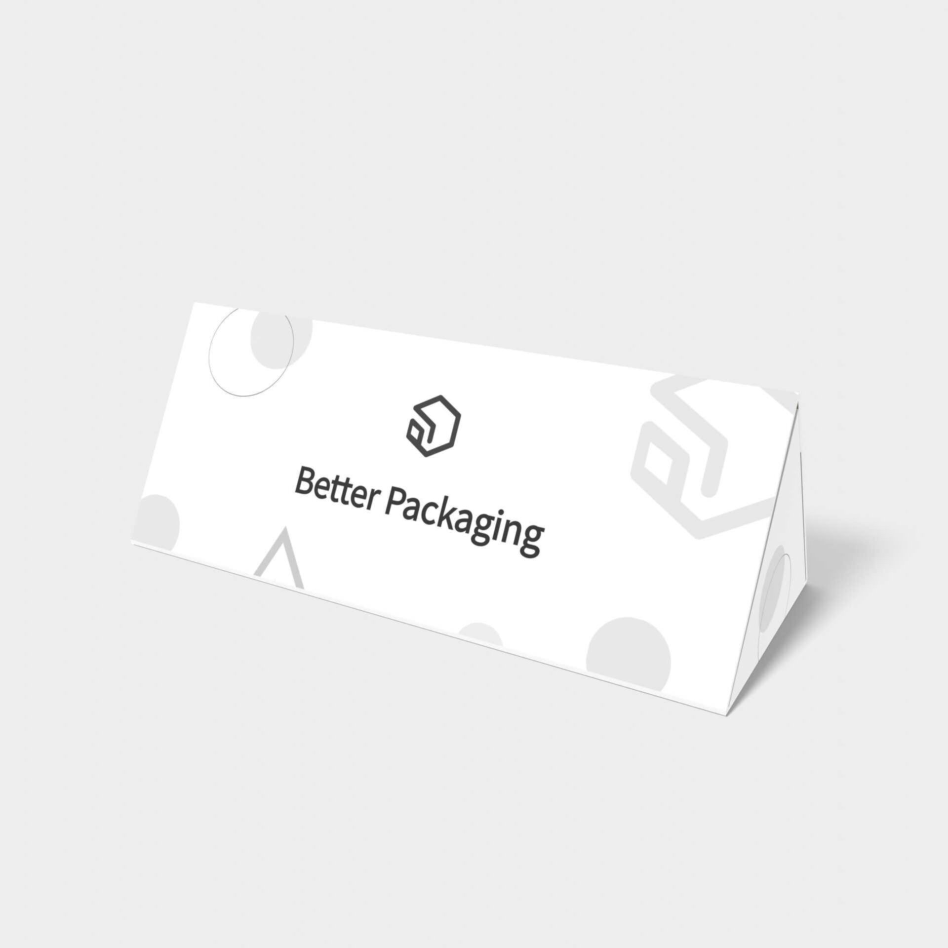 Polygonal boxes triangle adhesive — Corrugated board