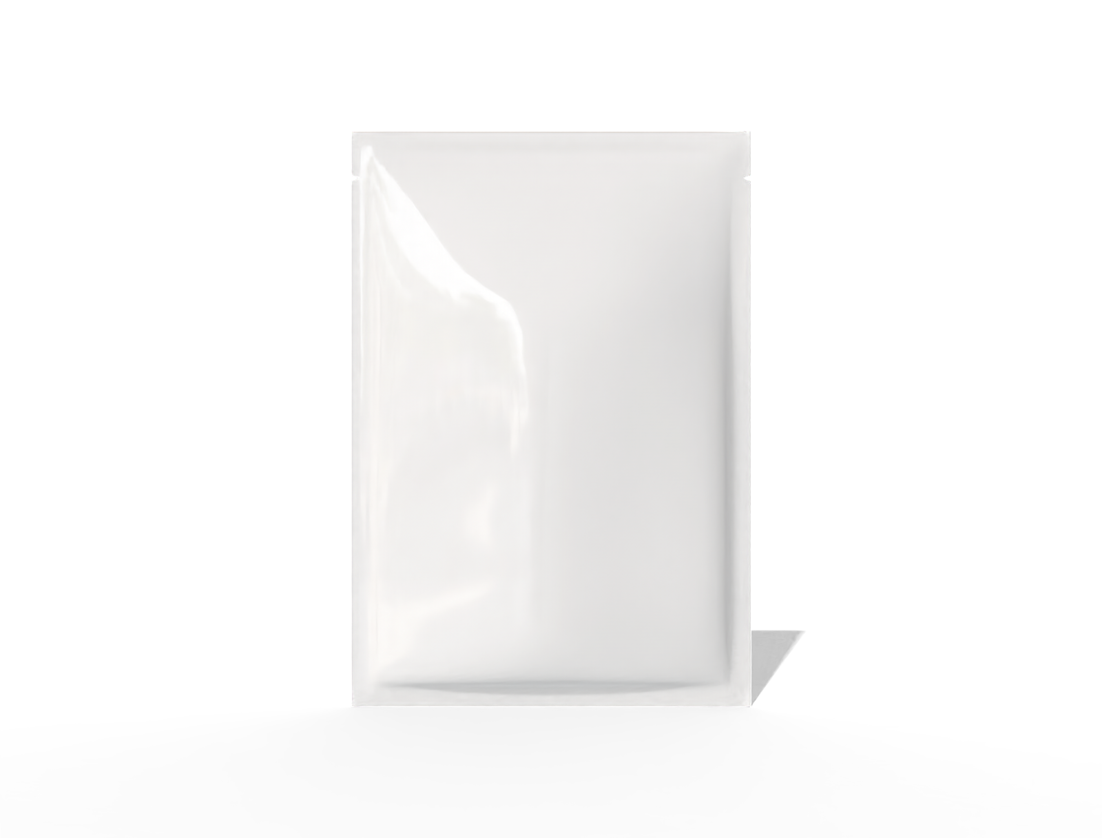 25 × 36 three-side seal food pouch — Glossy plastic