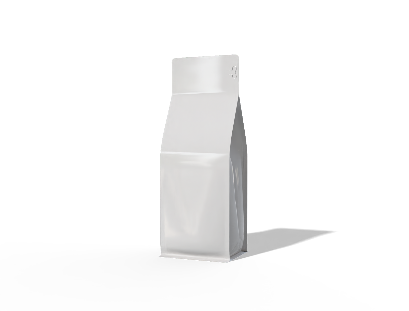 10 × 9 × 28 stand-up coffee pouch — Glossy plastic