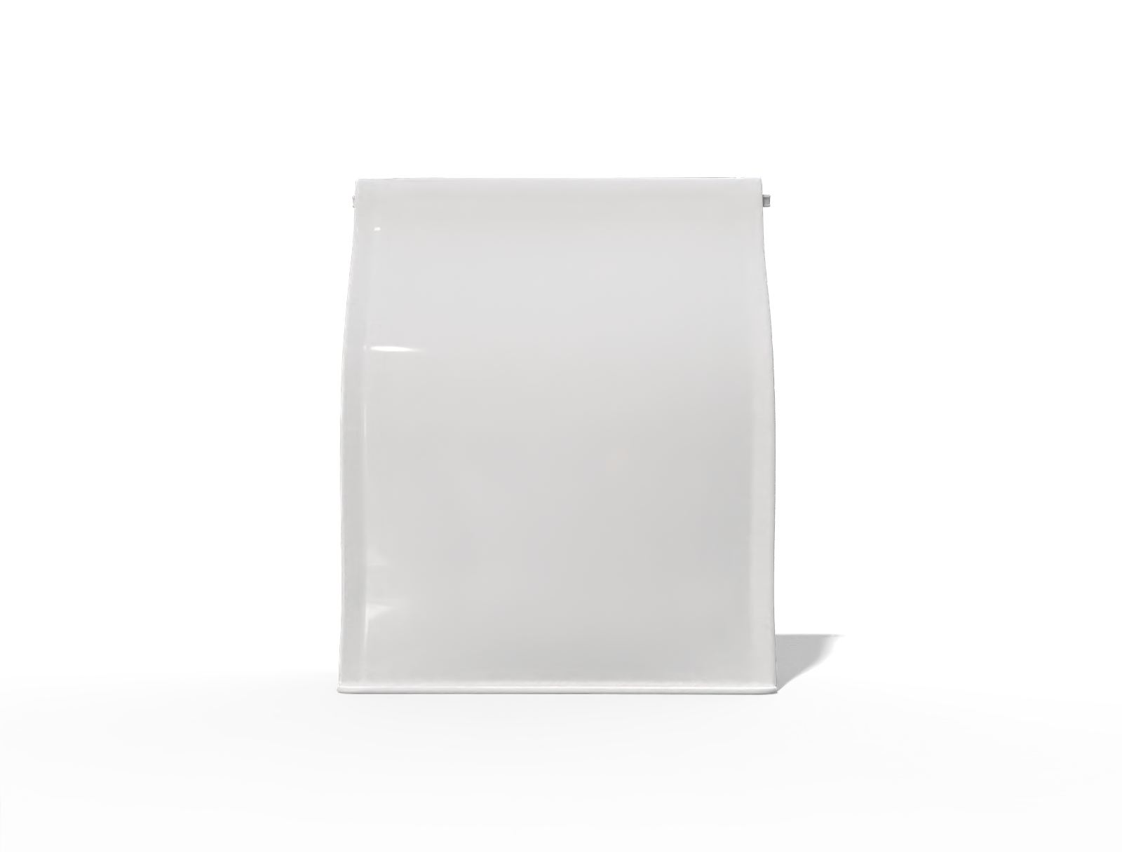 22 × 13 × 38 stand-up coffee pouch — Glossy plastic