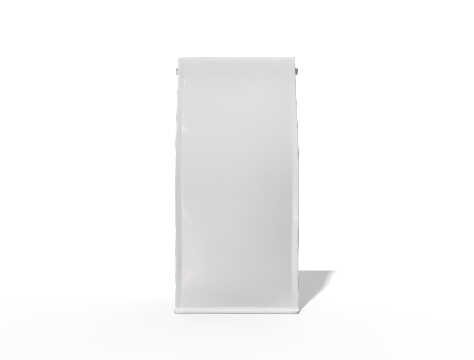 10 × 9 × 30 stand-up coffee pouch — Glossy plastic