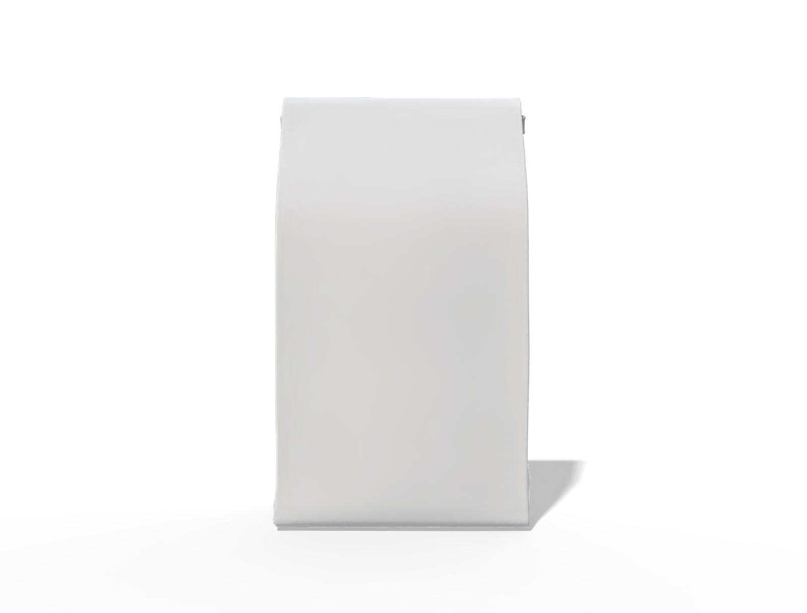 9 × 6 × 23 stand-up coffee pouch — Glossy plastic