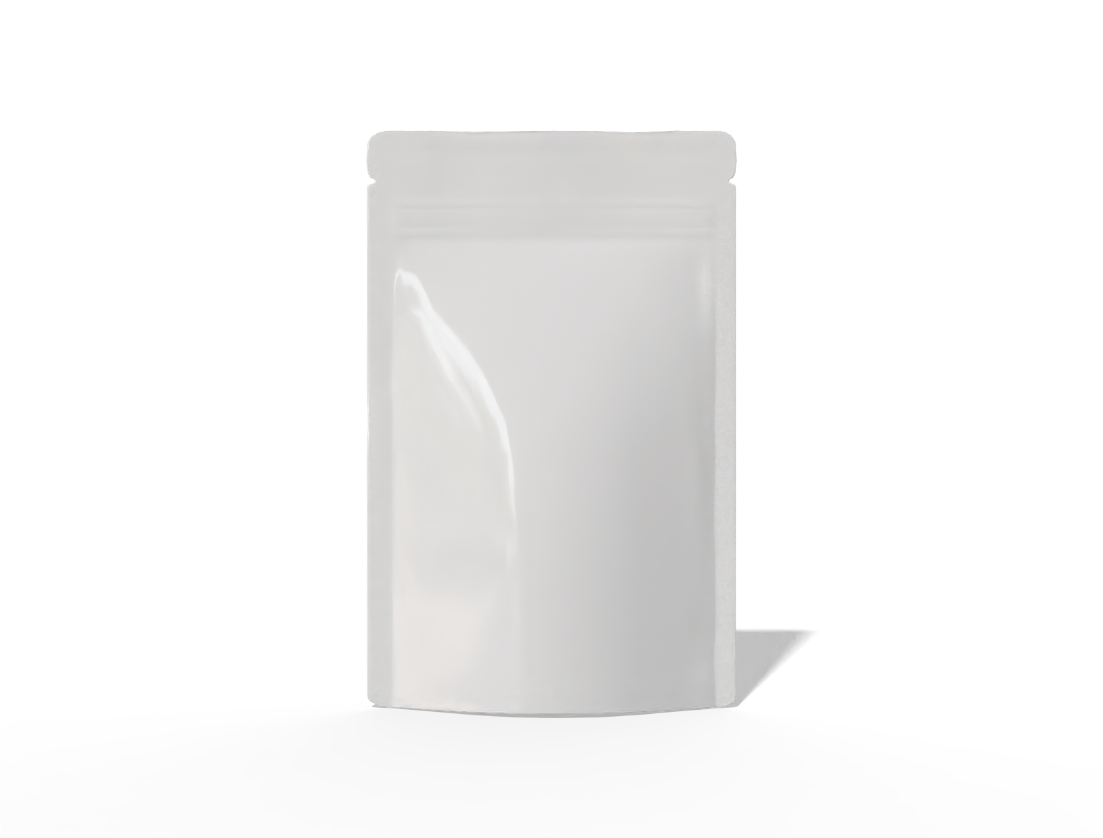 12 × 10 × 19 zipper food pouch — Glossy plastic