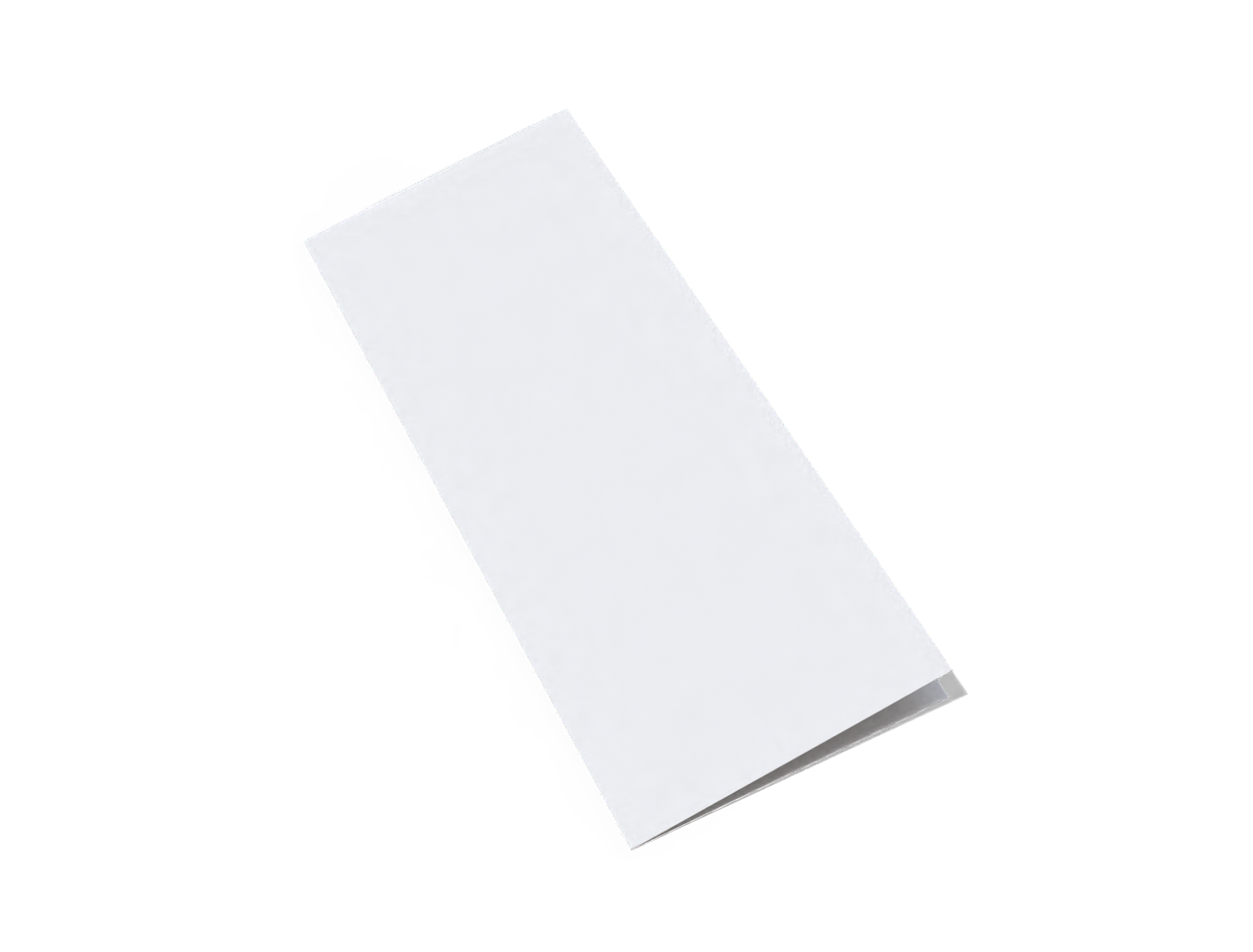 Tri fold Brochure — White paperboard