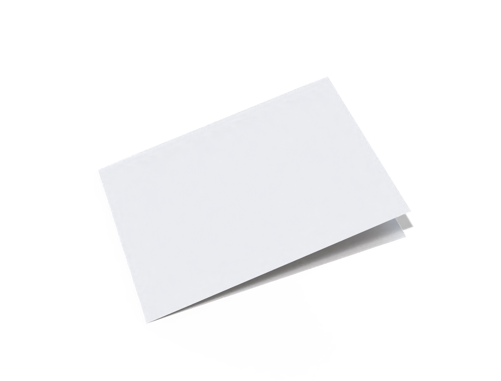 Brochure template — White paperboard