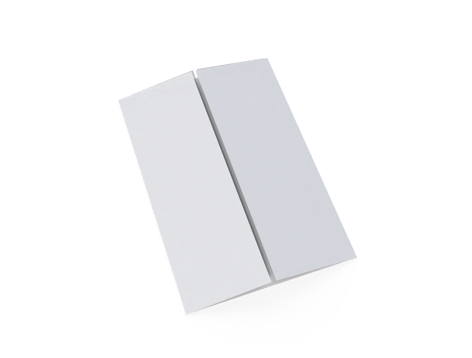 Brochure paper — White paperboard