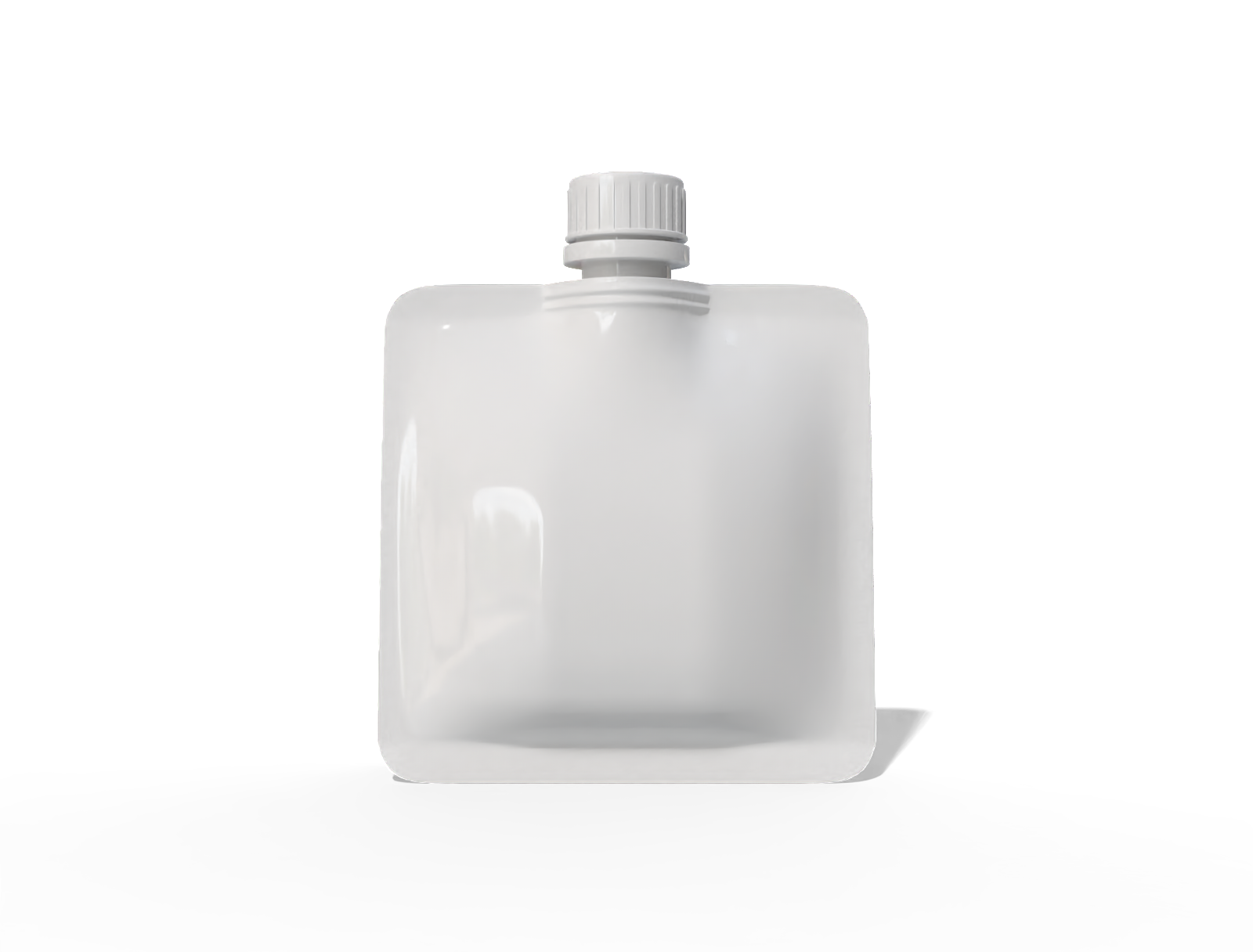 11 × 5 × 13 spout milk pouch — Glossy plastic