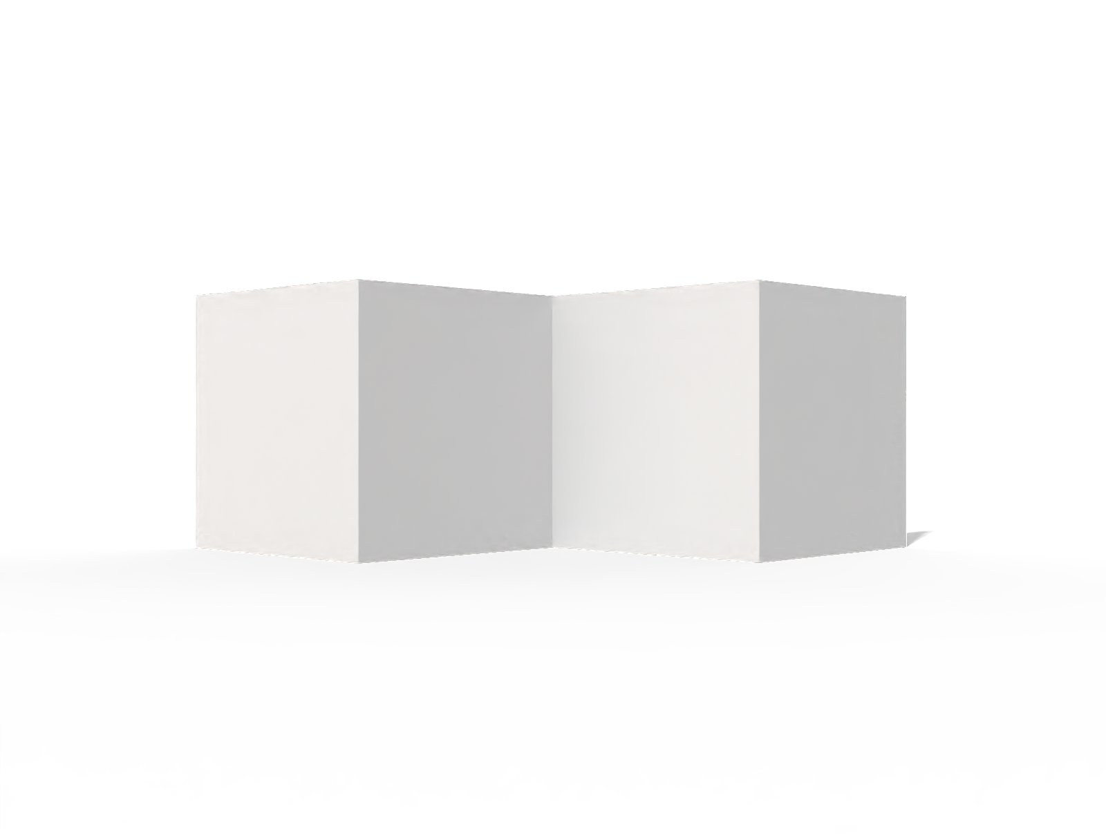 Brochure paper — White paperboard